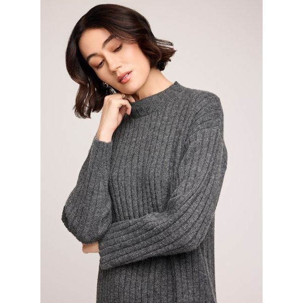 Gentle Fawn - Yvette Sweater Dress in Heather Charcoal