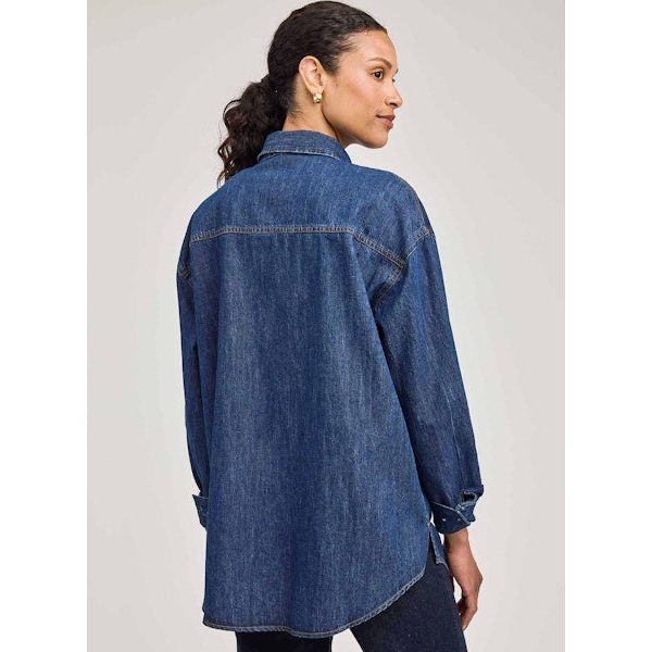 Gentle Fawn - Whitney Shirt in Dark Wash