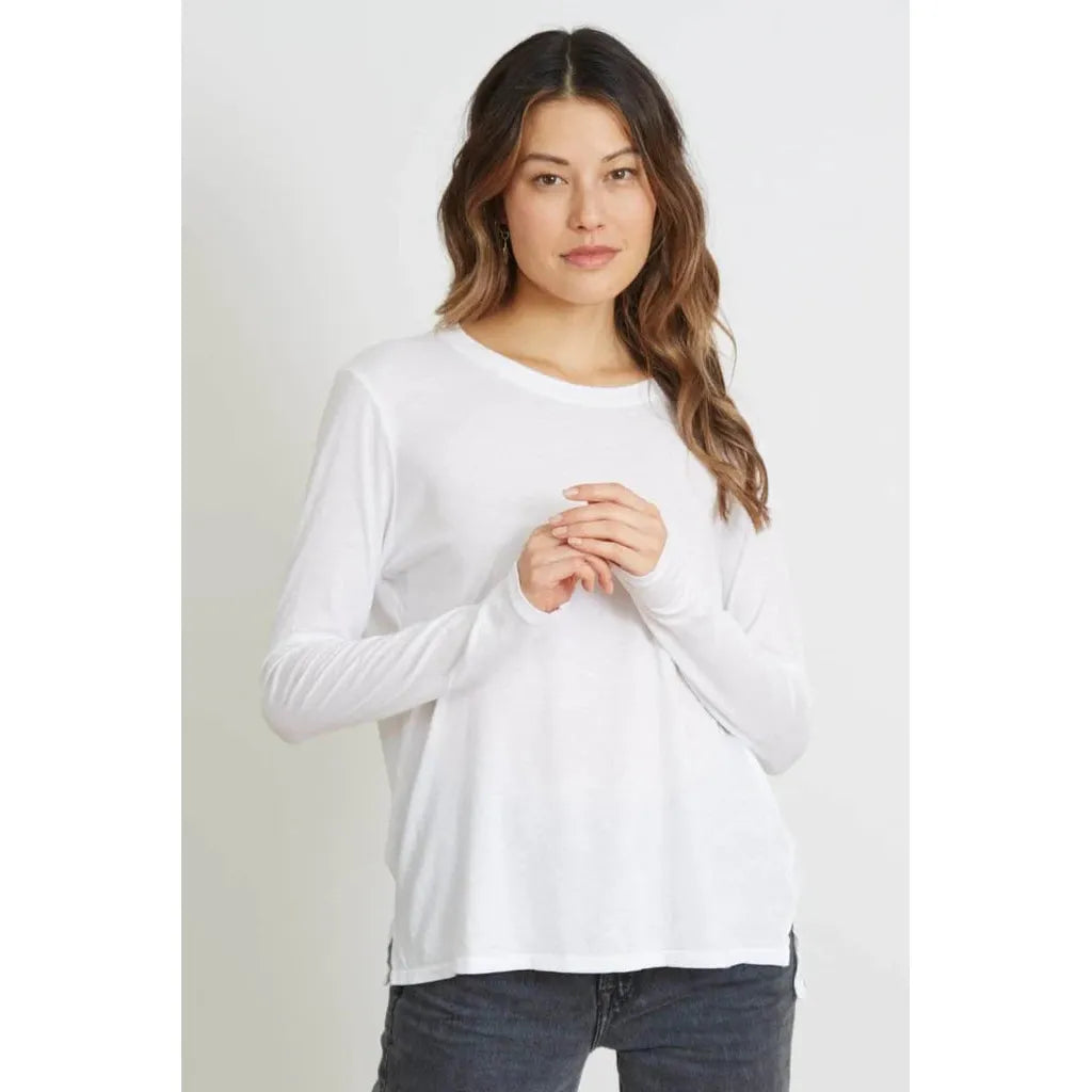 Good Hyouman - Suzanne Long Sleeve Tee in Ivory