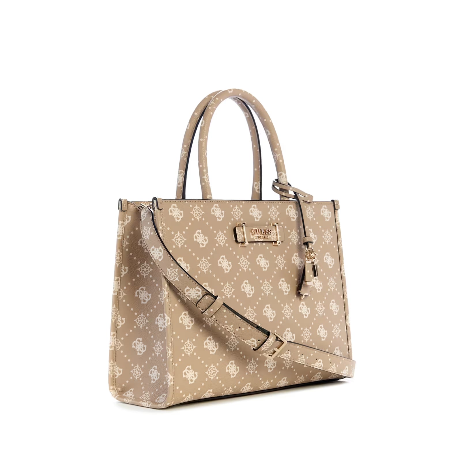 Guess - Silia Peony Dual Compartment Tote in Beige