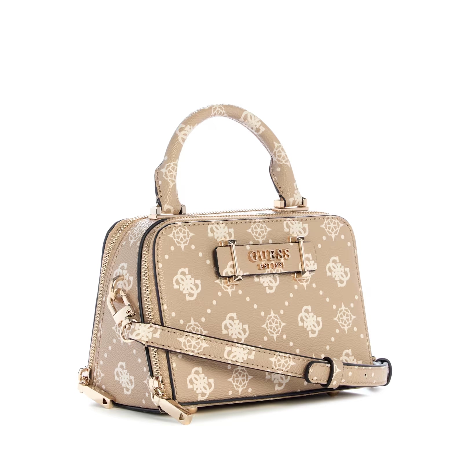 Guess - Silia Peony Mini Satchel in Beige