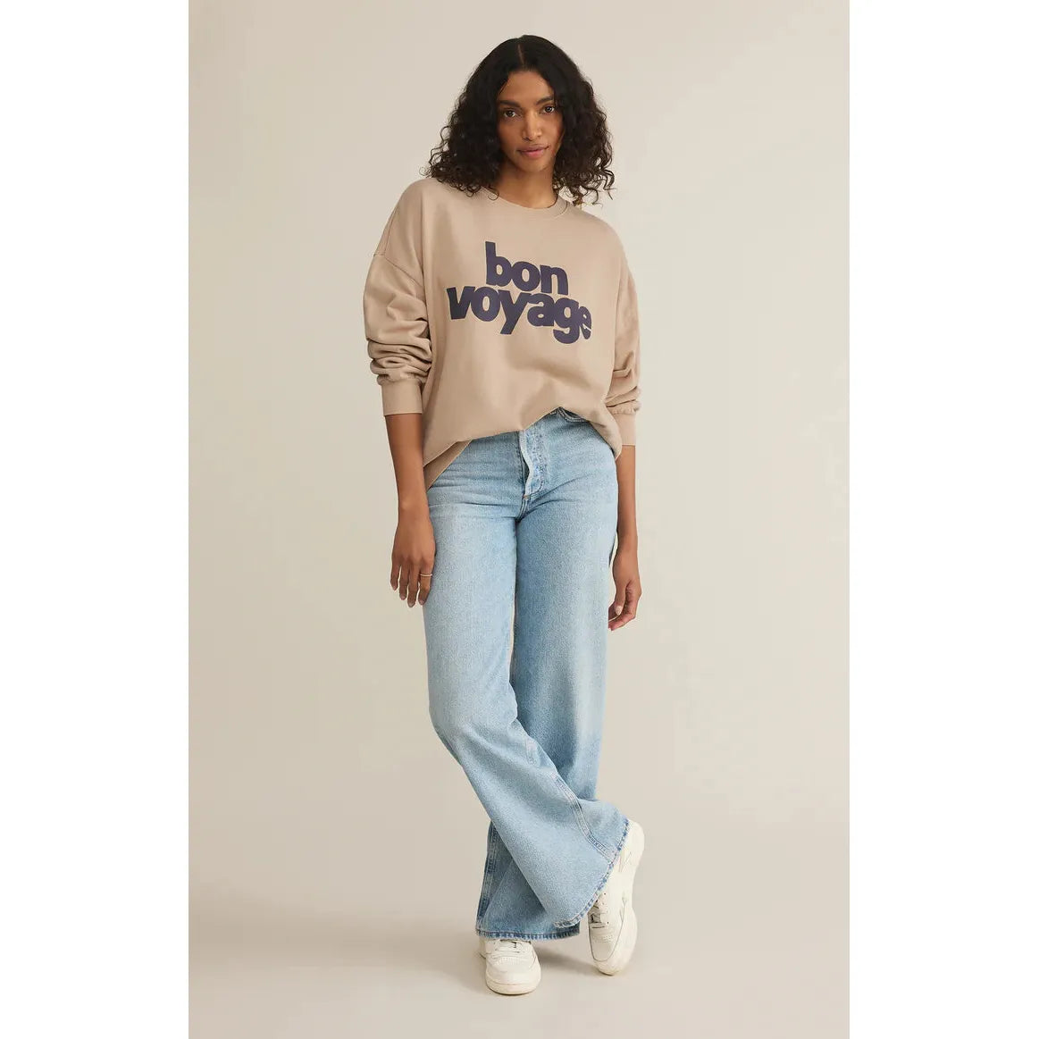 Z Supply - Bon Voyage Sunday Sweatshirt in Parchment