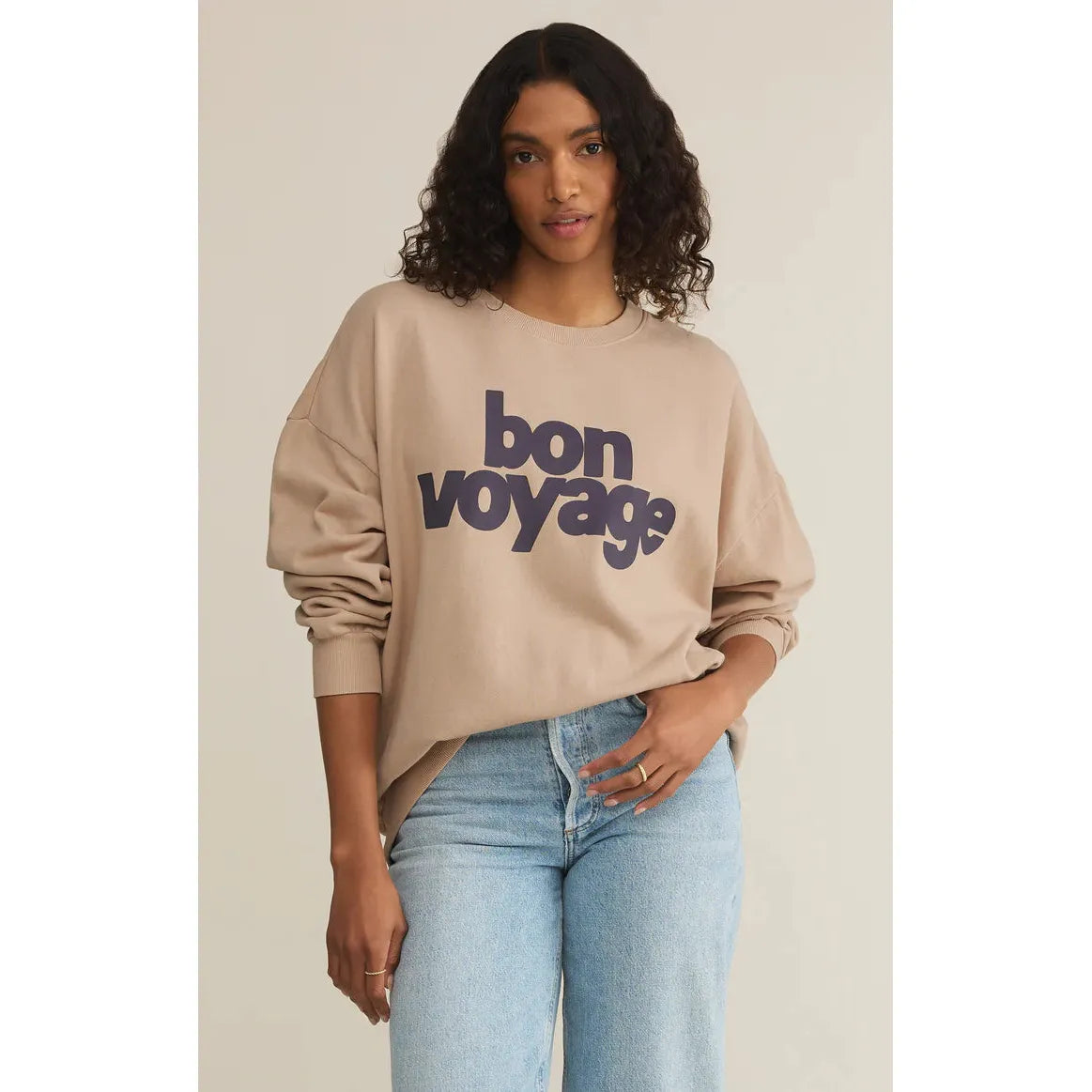 Z Supply - Bon Voyage Sunday Sweatshirt in Parchment