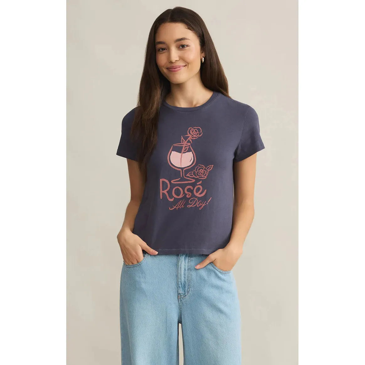 Z Supply - Rose All Day Tourist Tee in Supernova