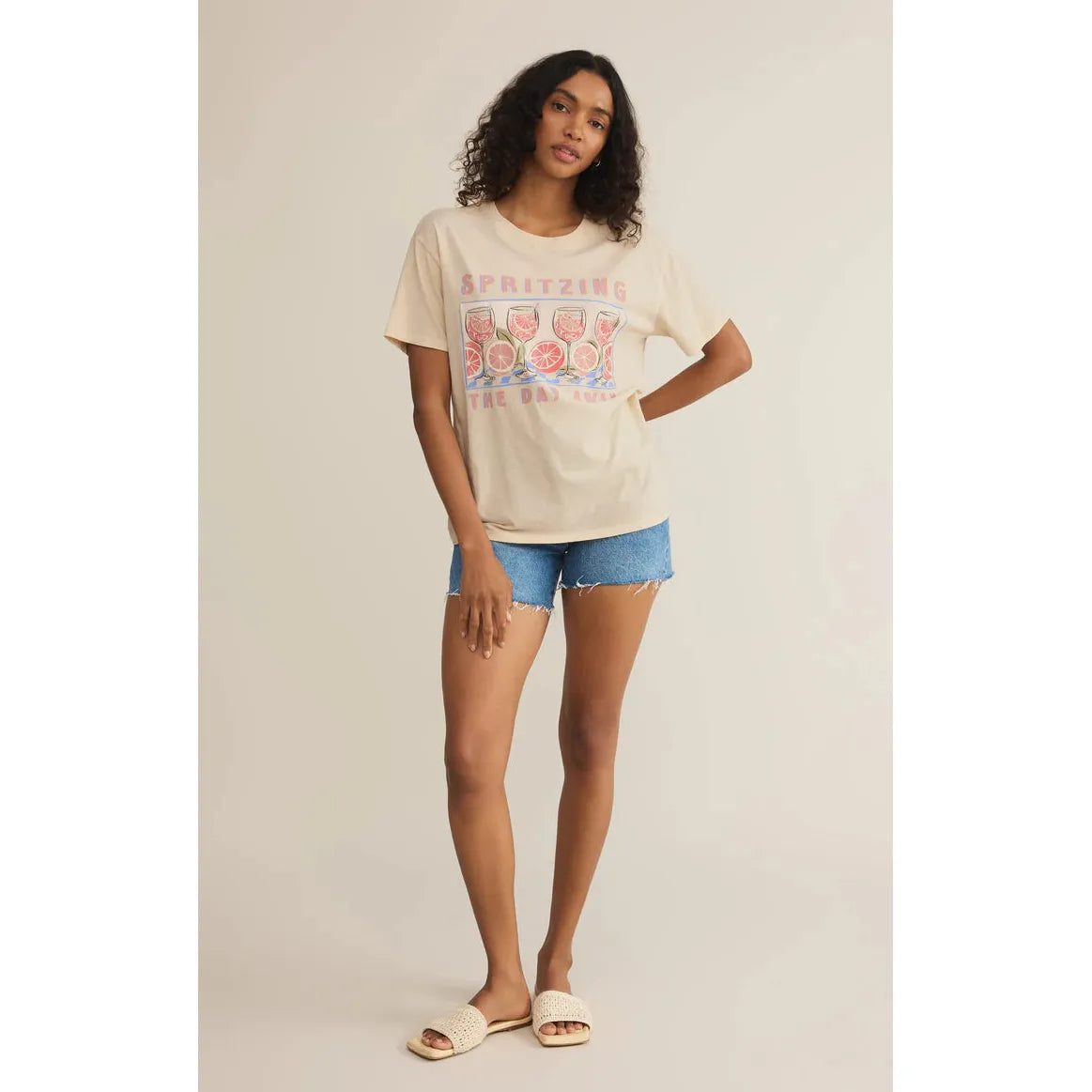 Z Supply - Spritzing the Day Away T-Shirt in Sandshell