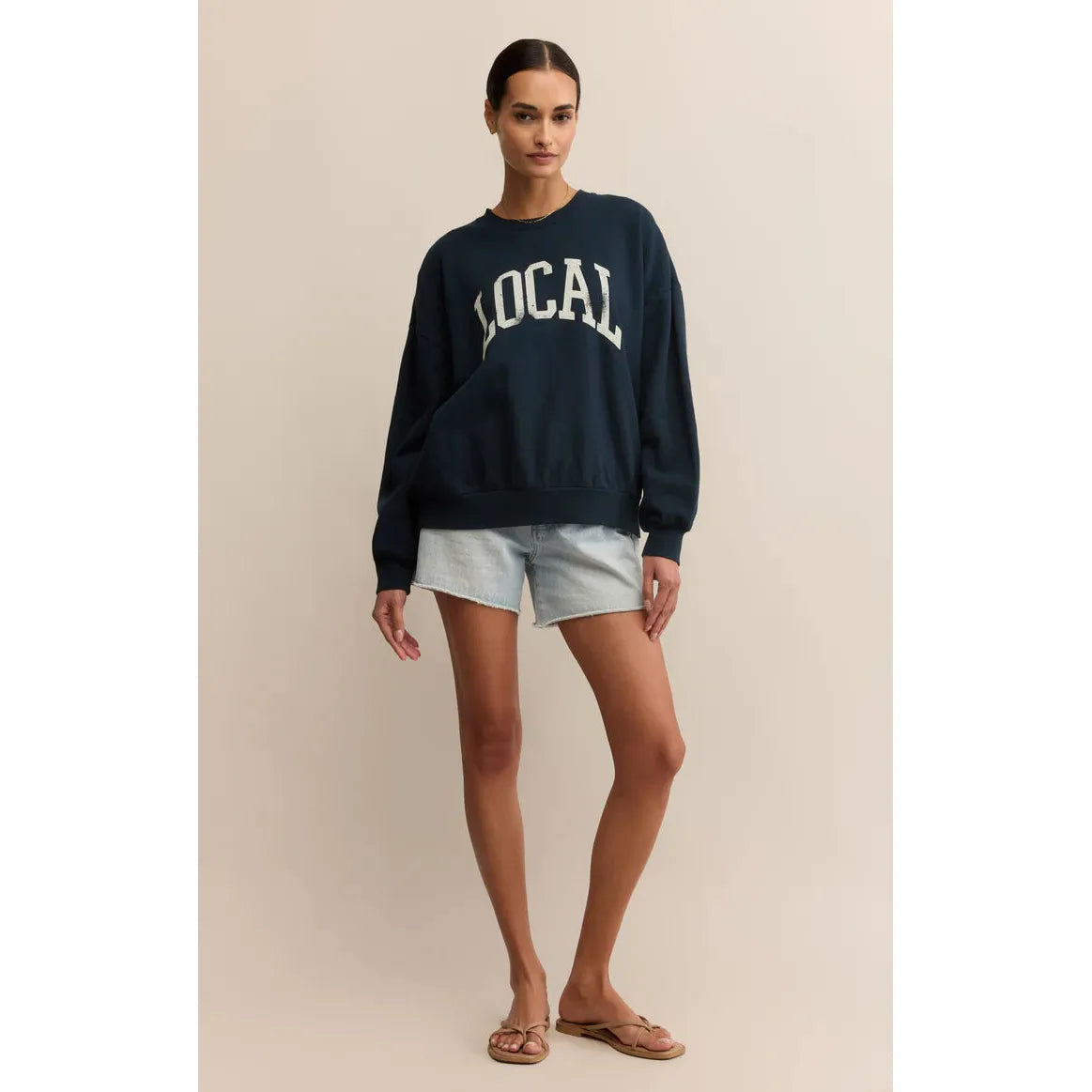 Z Supply - Local Sunday Sweatshirt in Eclipse