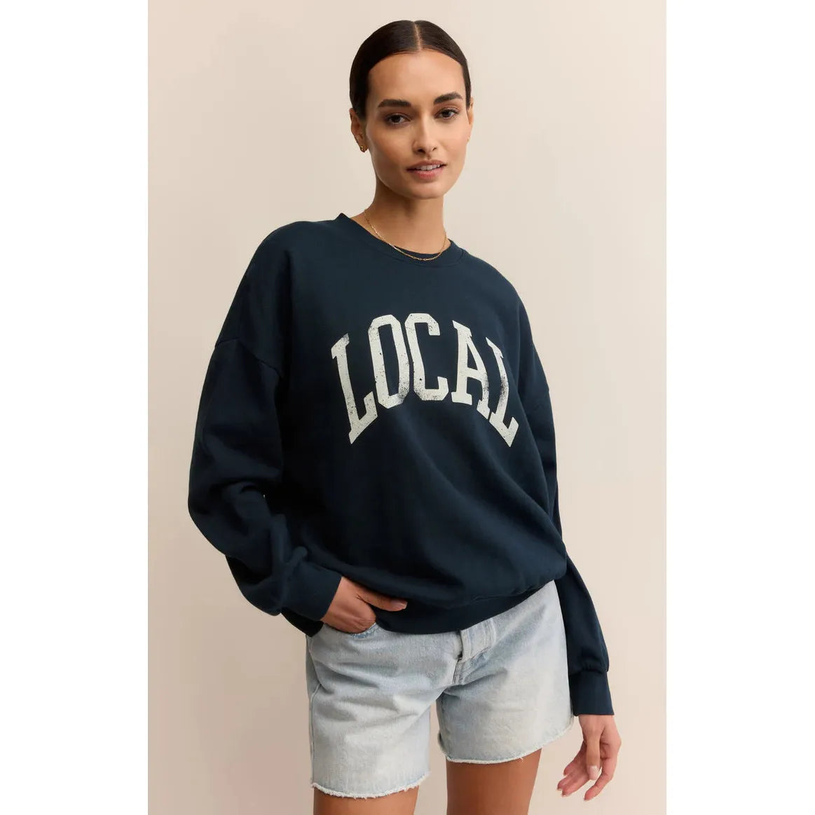 Z Supply - Local Sunday Sweatshirt in Eclipse