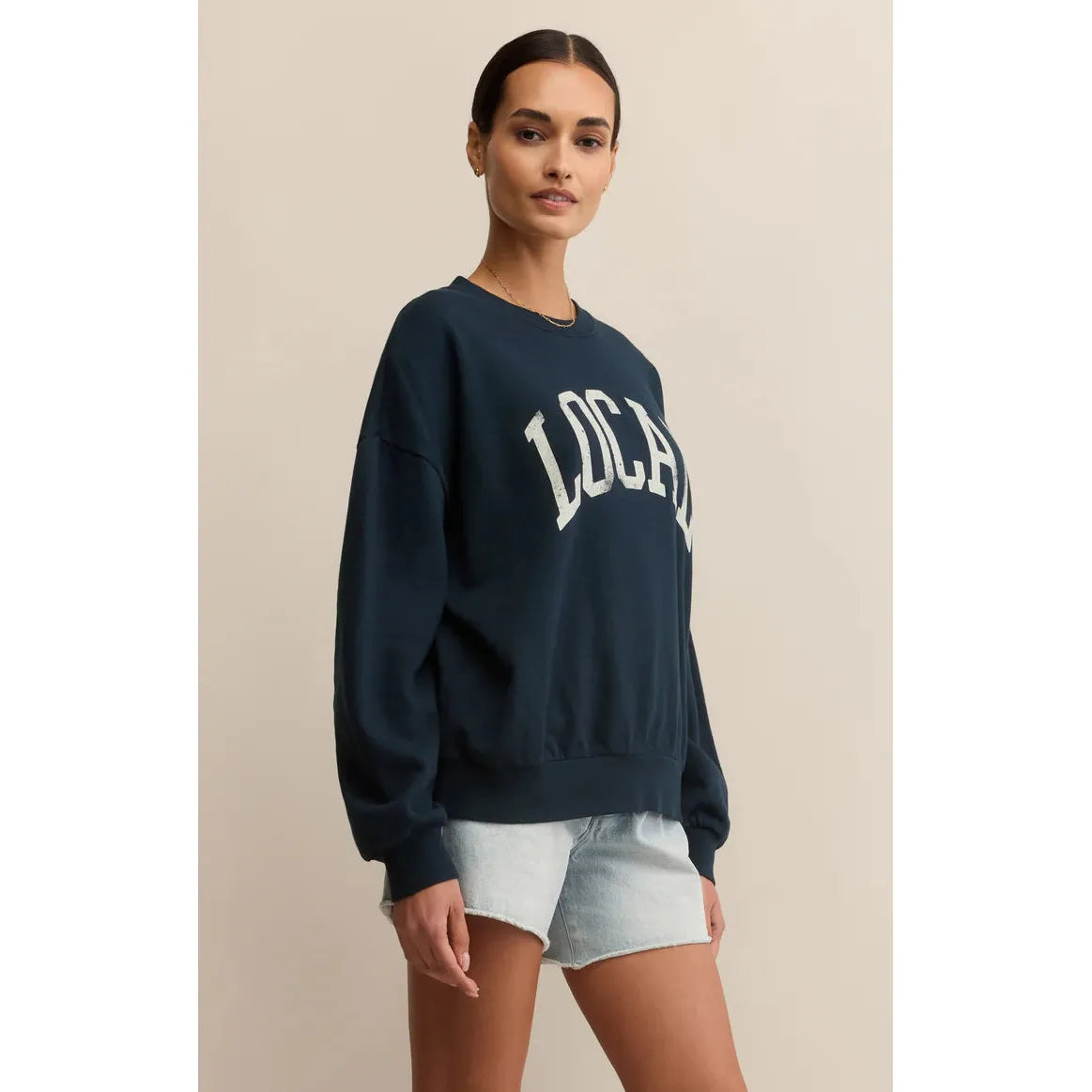 Z Supply - Local Sunday Sweatshirt in Eclipse