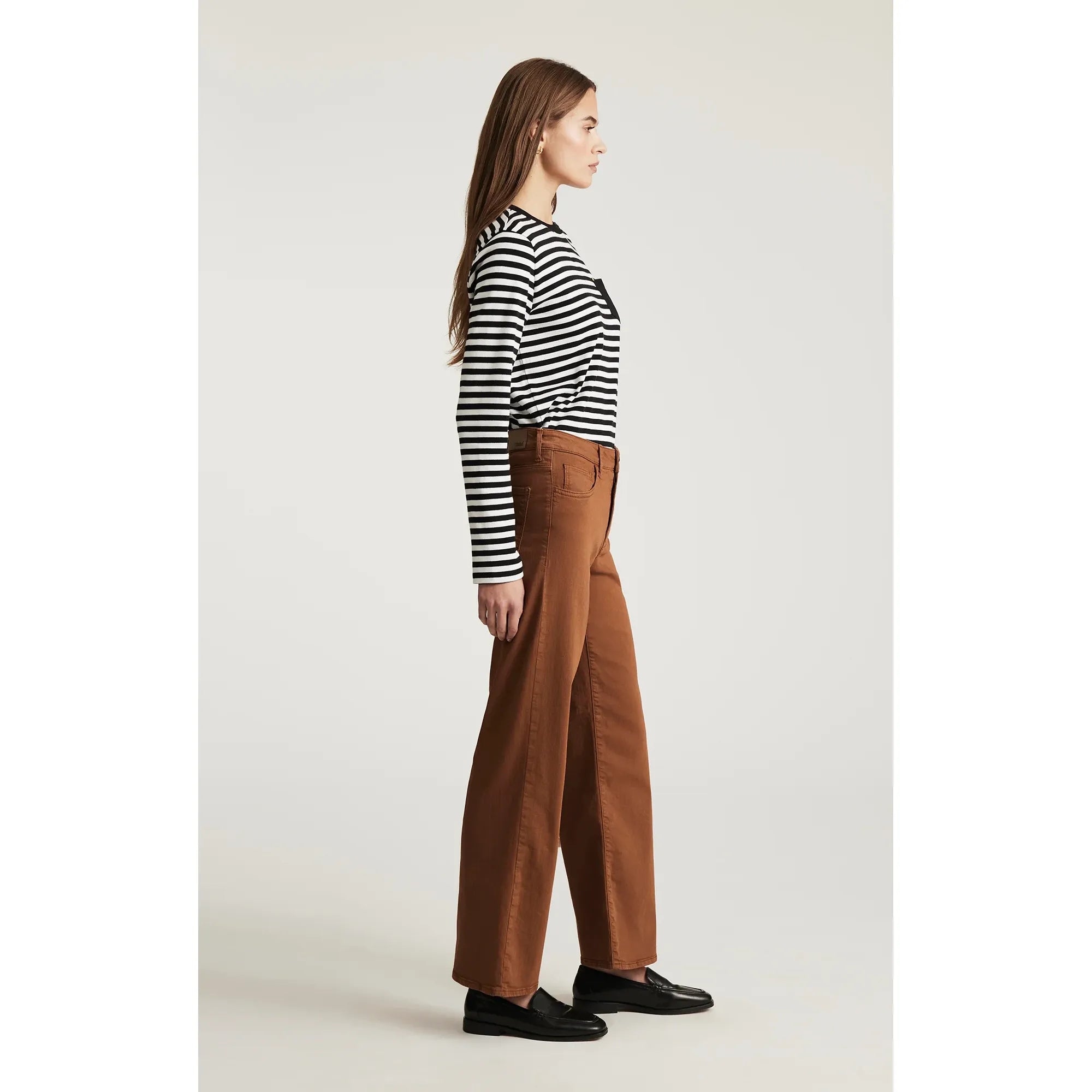 Mavi - Alena Wide Leg in Camel Flex Blue