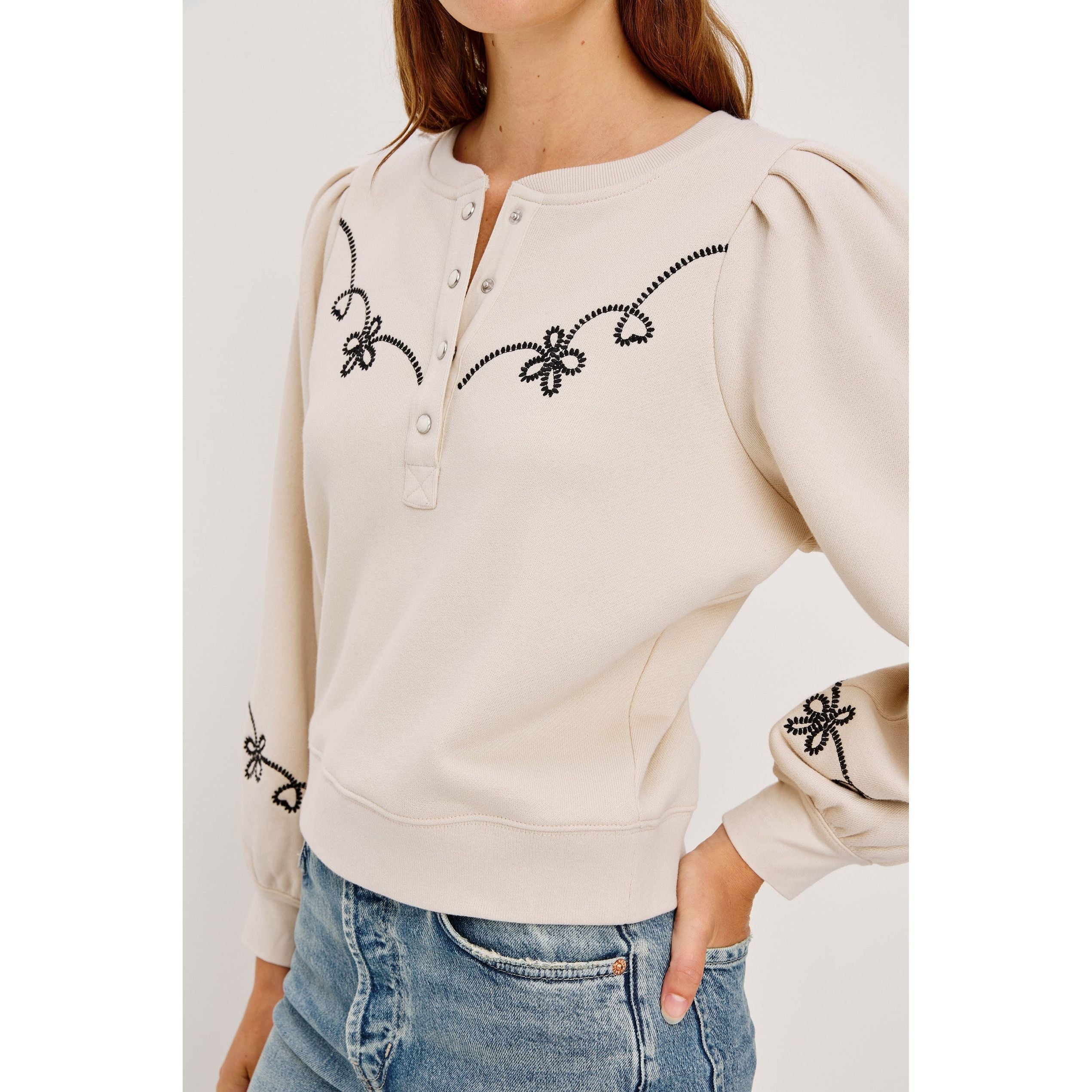 Rails - Hanne Sweatshirt in Ecru