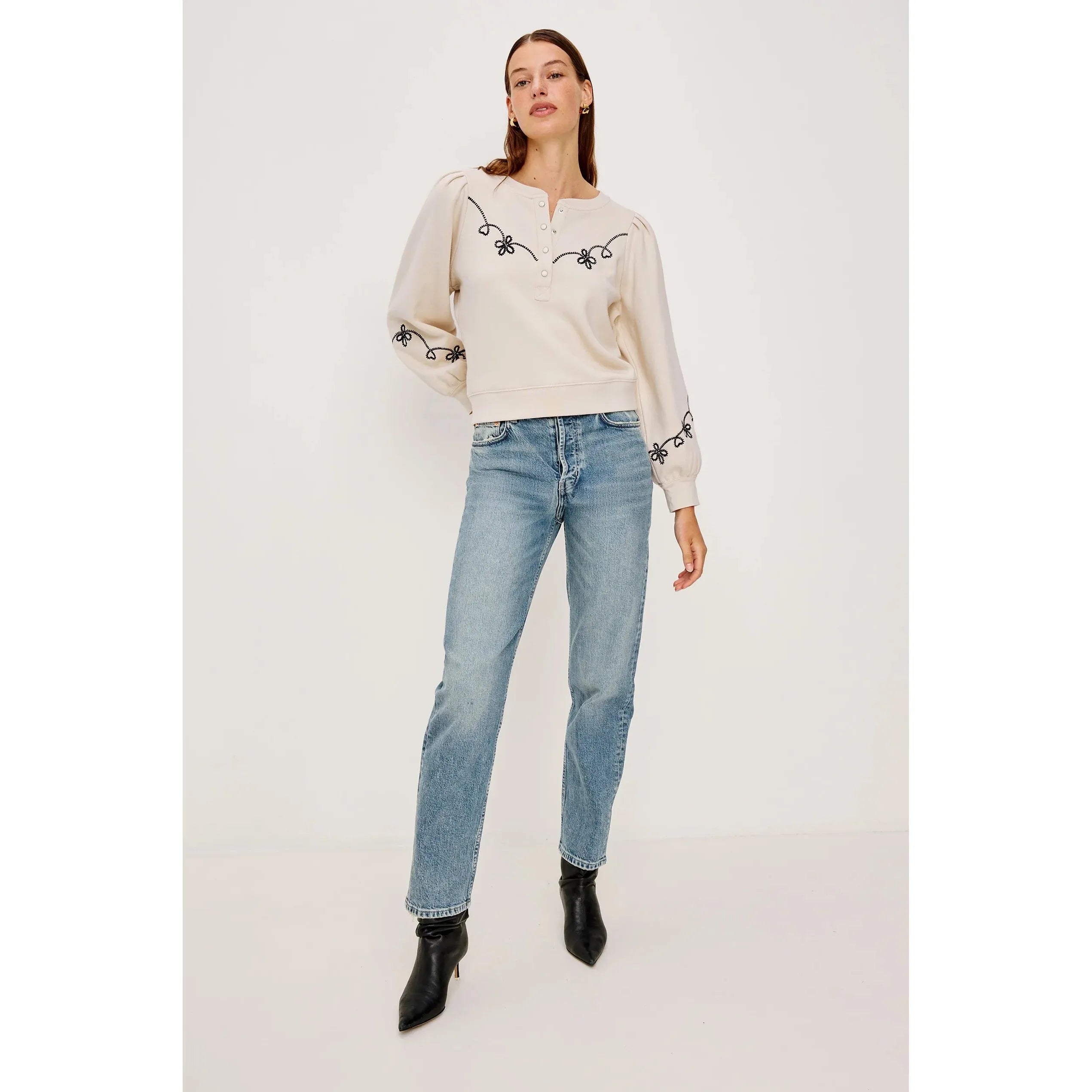 Rails - Hanne Sweatshirt in Ecru