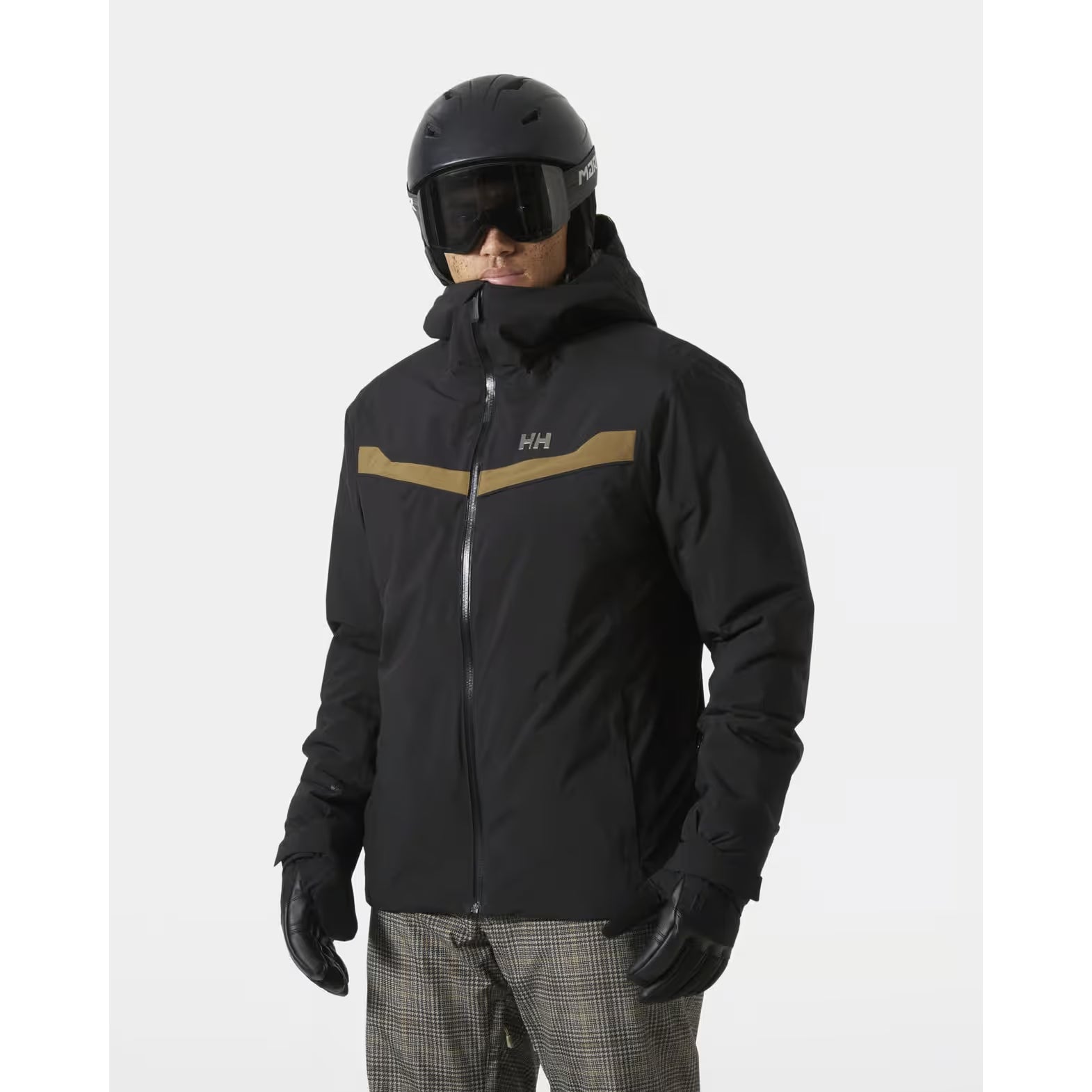Helly Hansen - Men's Panorama 2.0 Insulated Hooded Jacket in Black/Graphite Brown