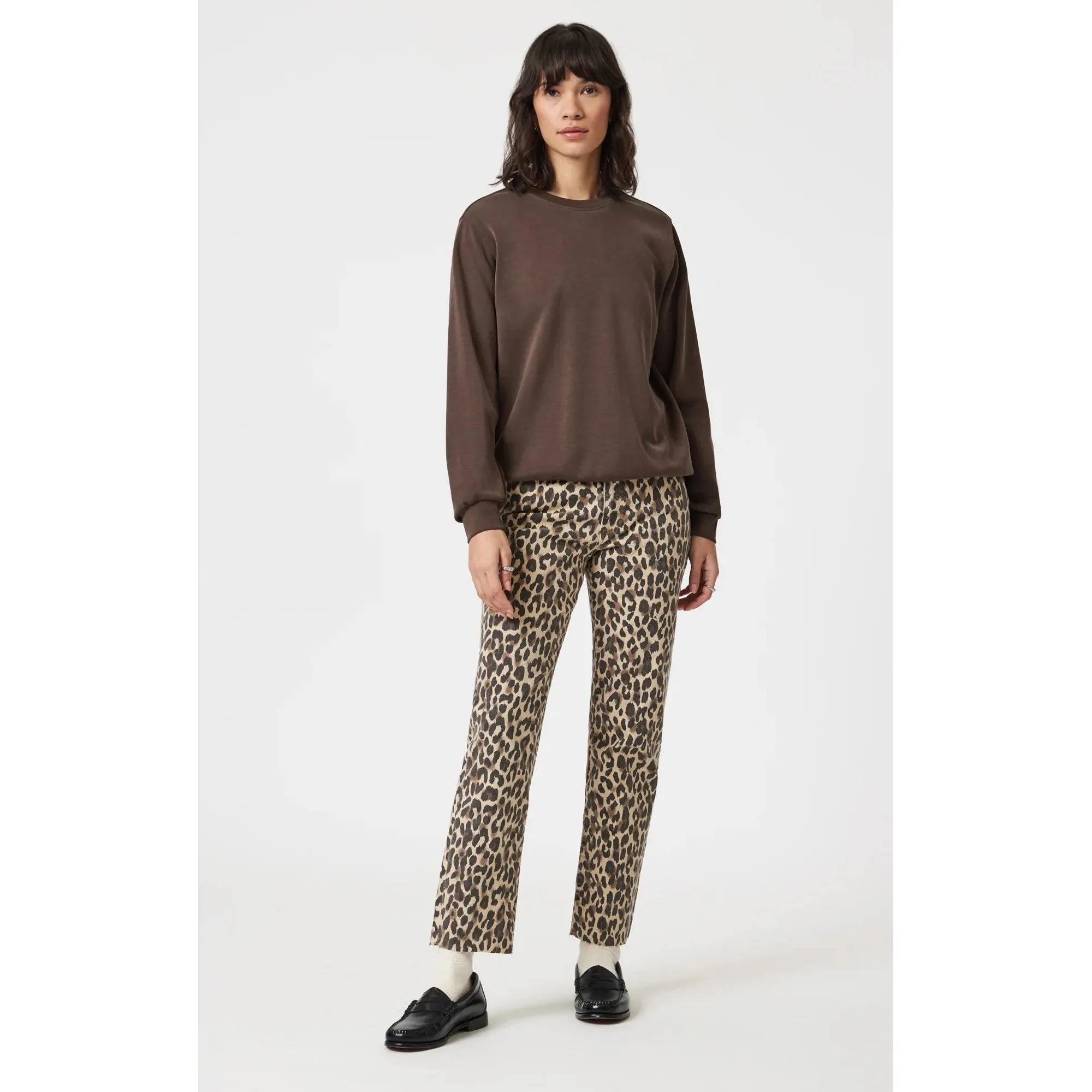 Mavi - New York Straight Leg in Leopard Denim