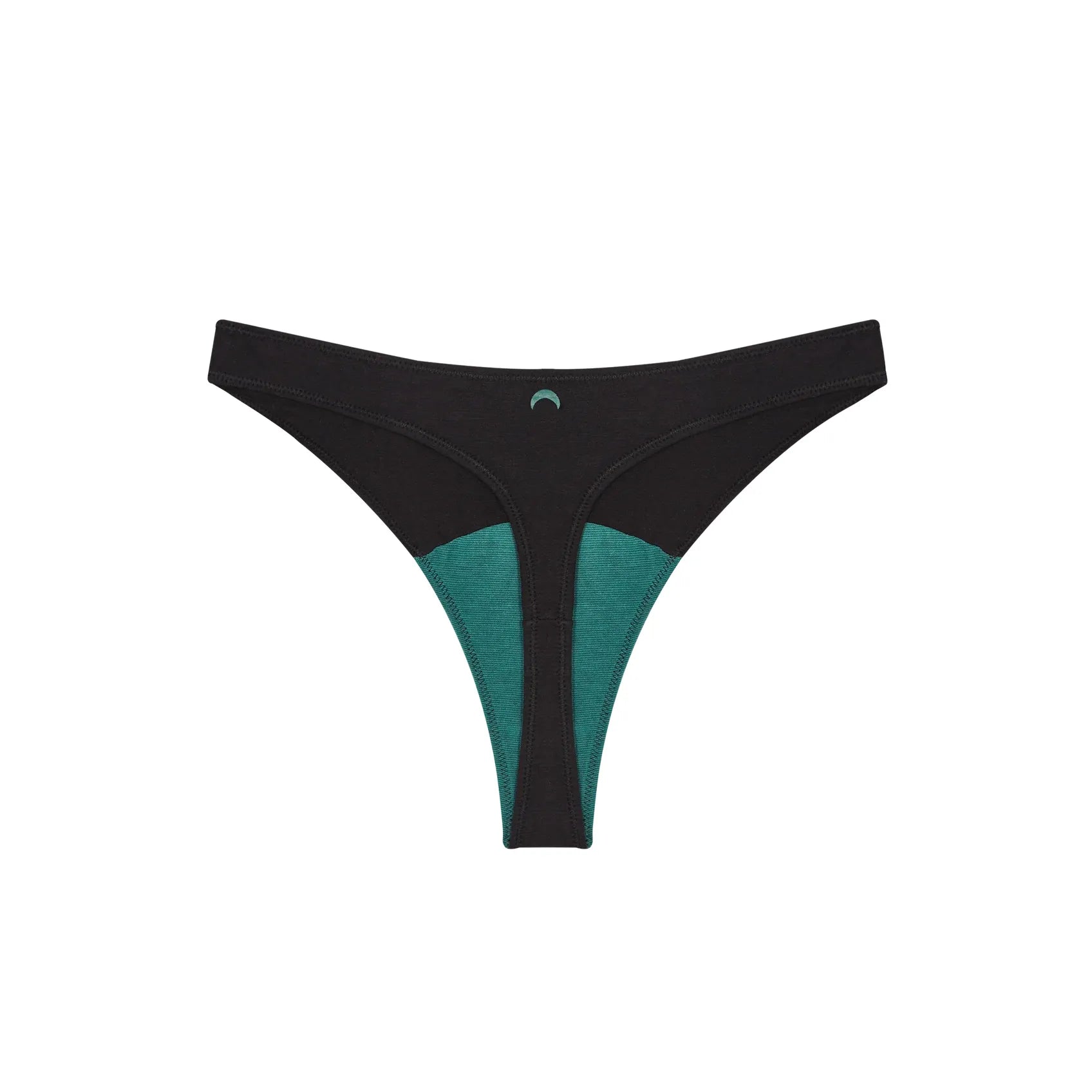Huha - High Rise Thong in Black