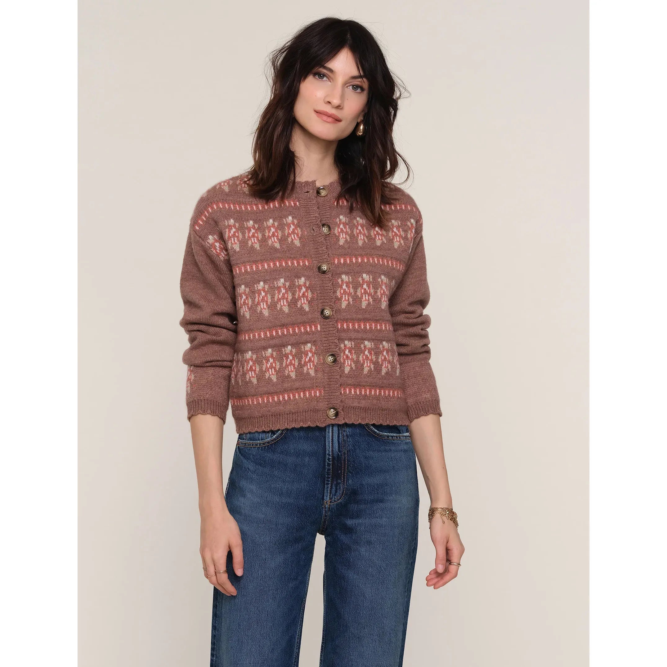 Heartloom - Glenna Cardi in Taupe
