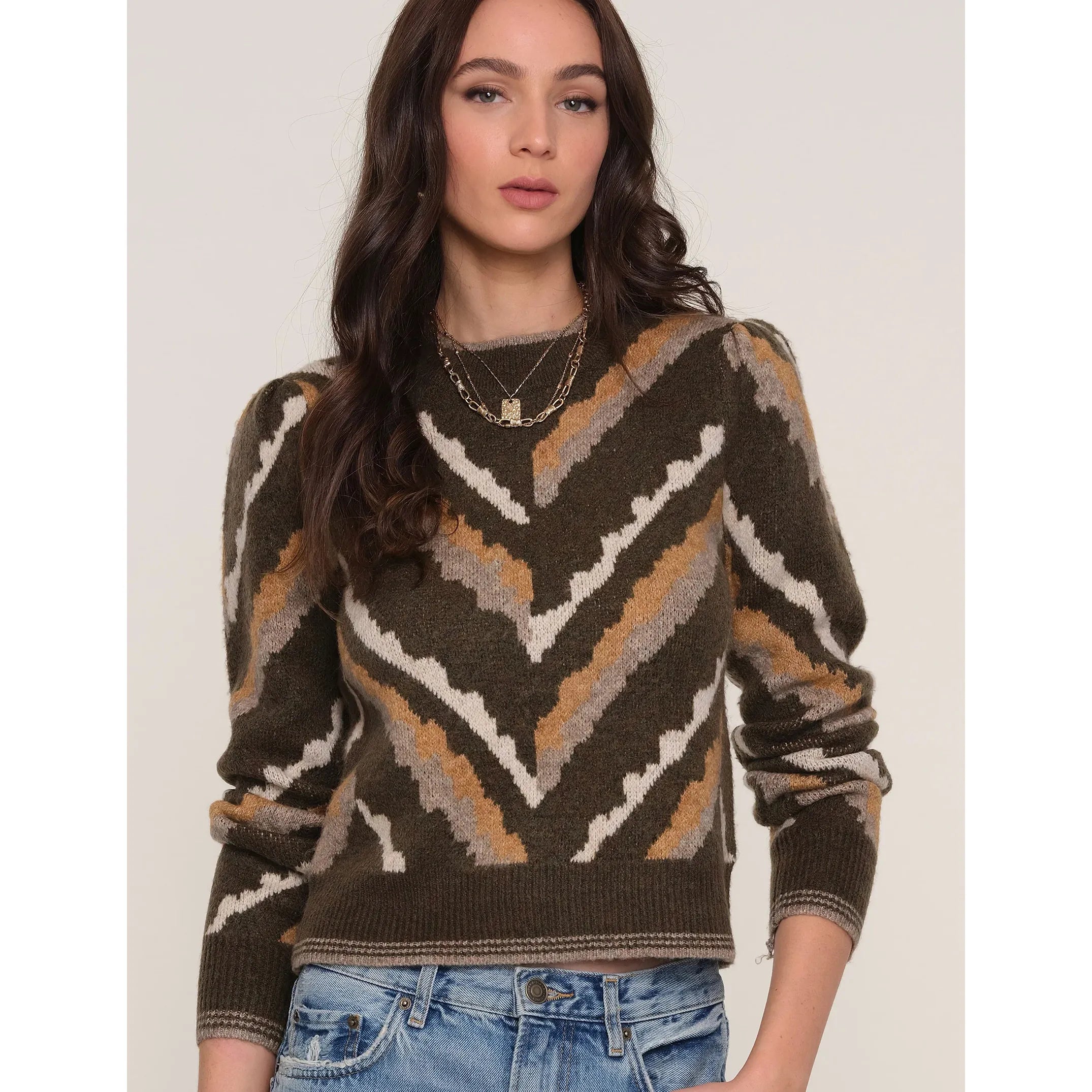 Heartloom - Paloma Sweater in Olive