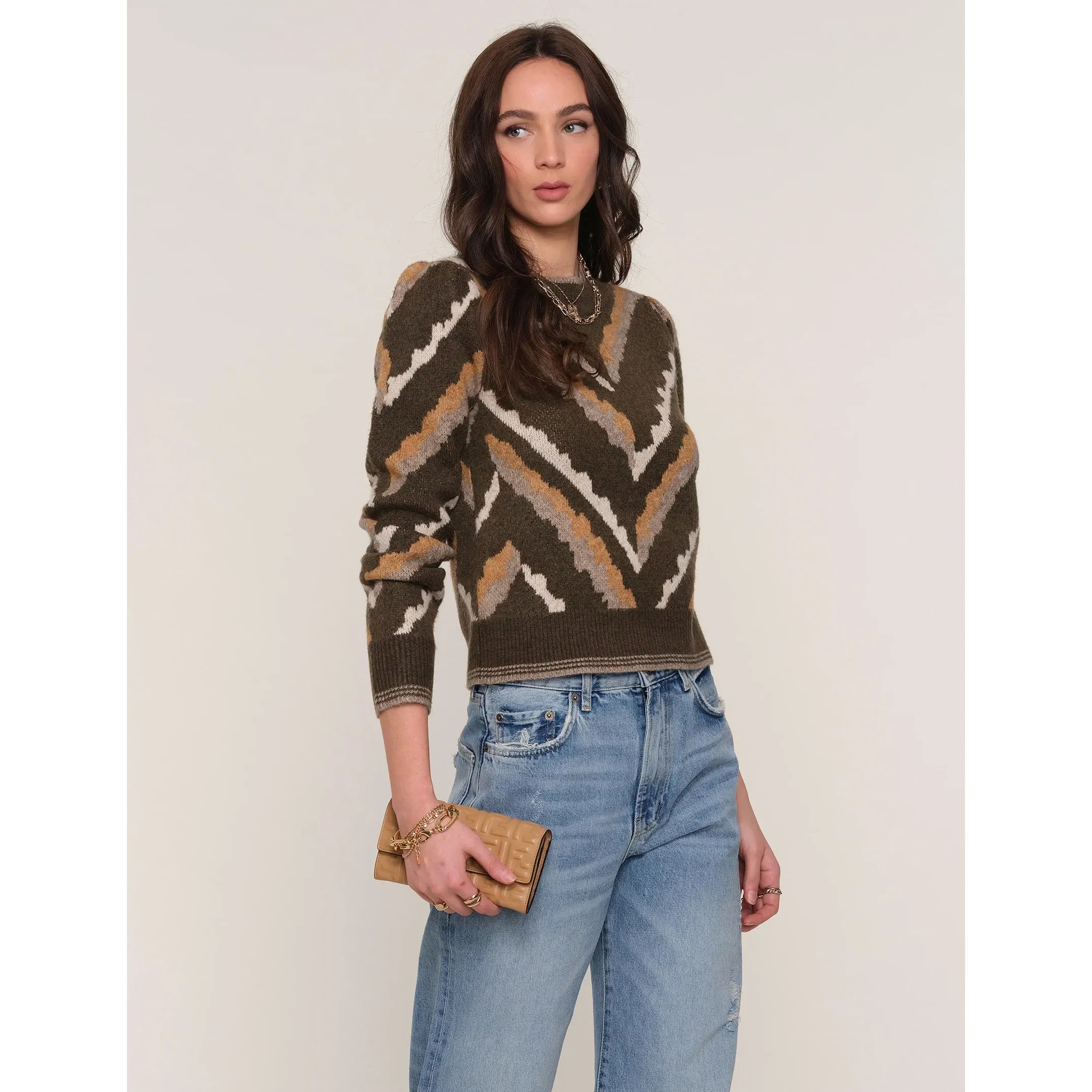 Heartloom - Paloma Sweater in Olive