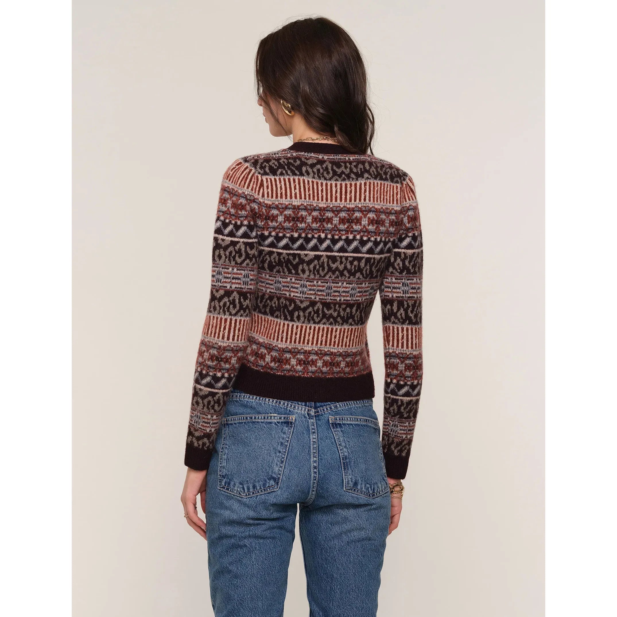 Heartloom -  Ruta Cardi in Aubergine