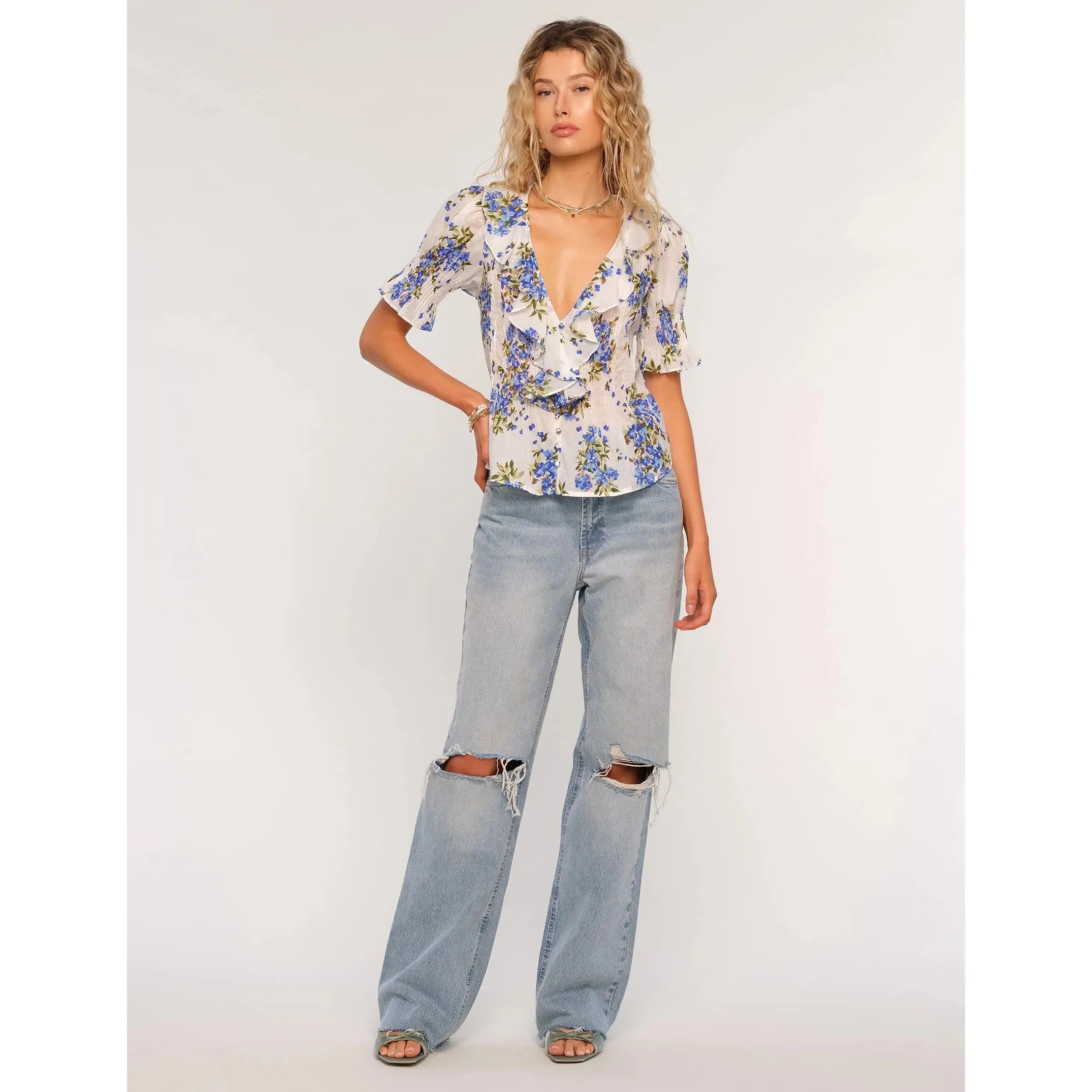 Heartloom -  Eugenia Top in Hydrangea