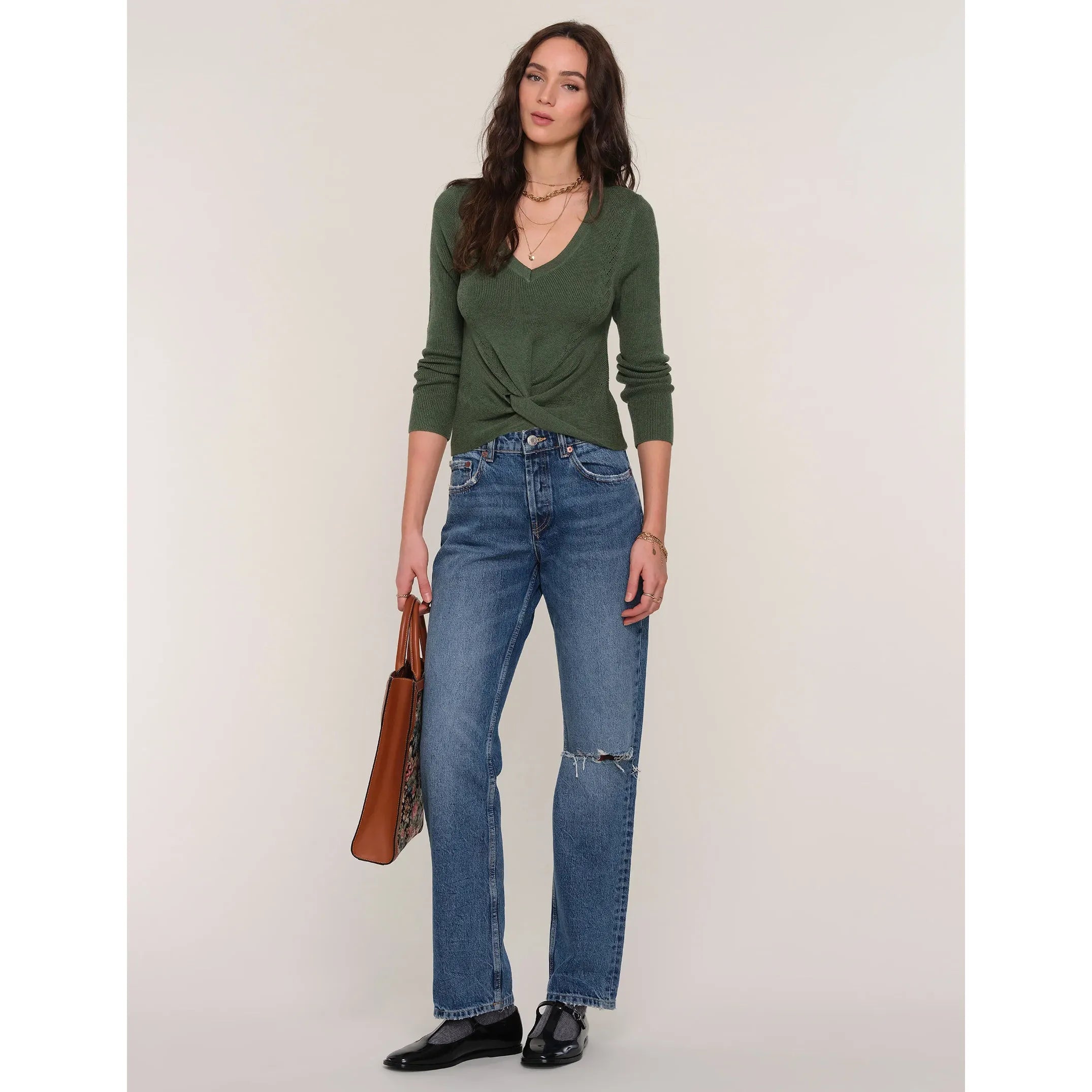 Heartloom - Zazie Top in Forest