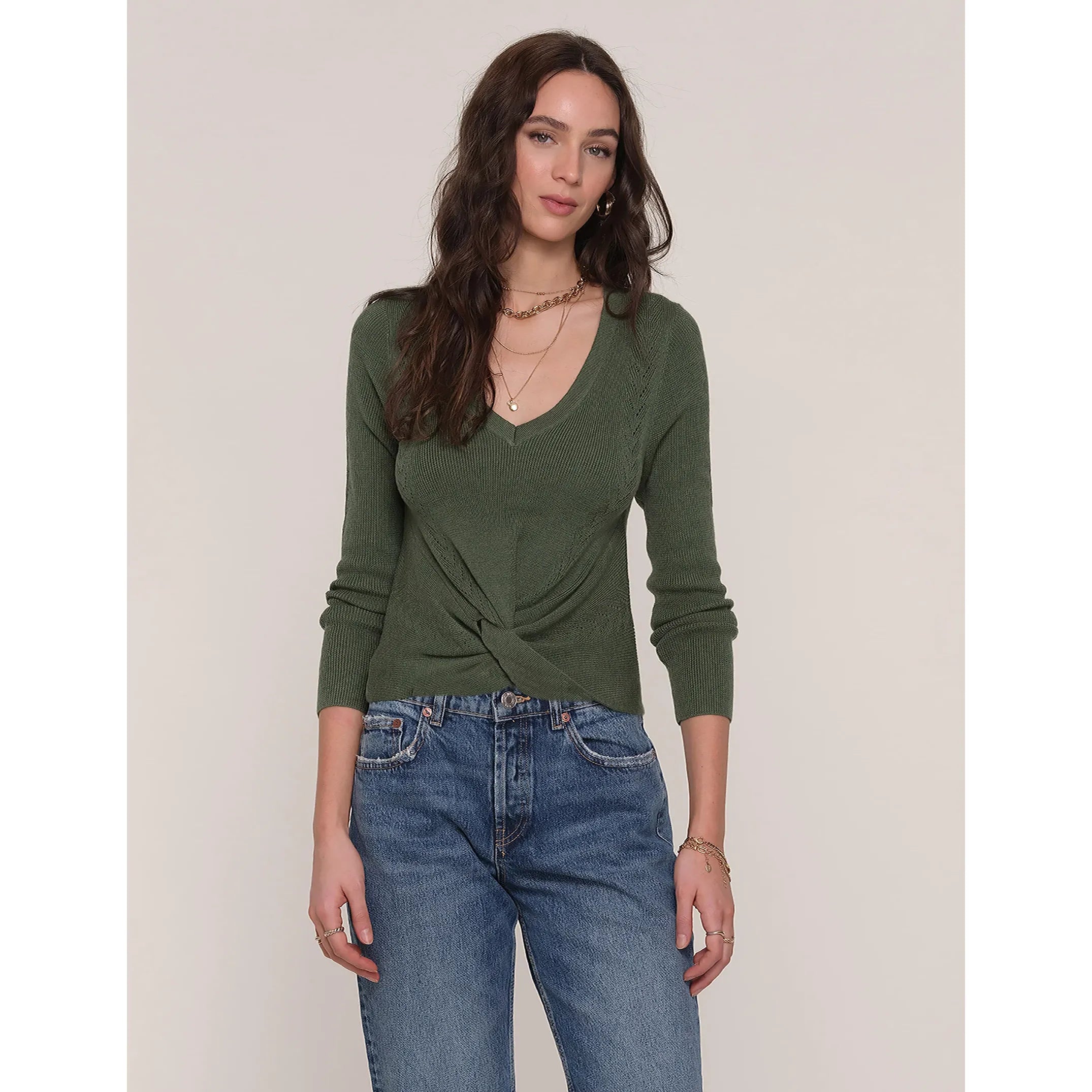 Heartloom - Zazie Top in Forest