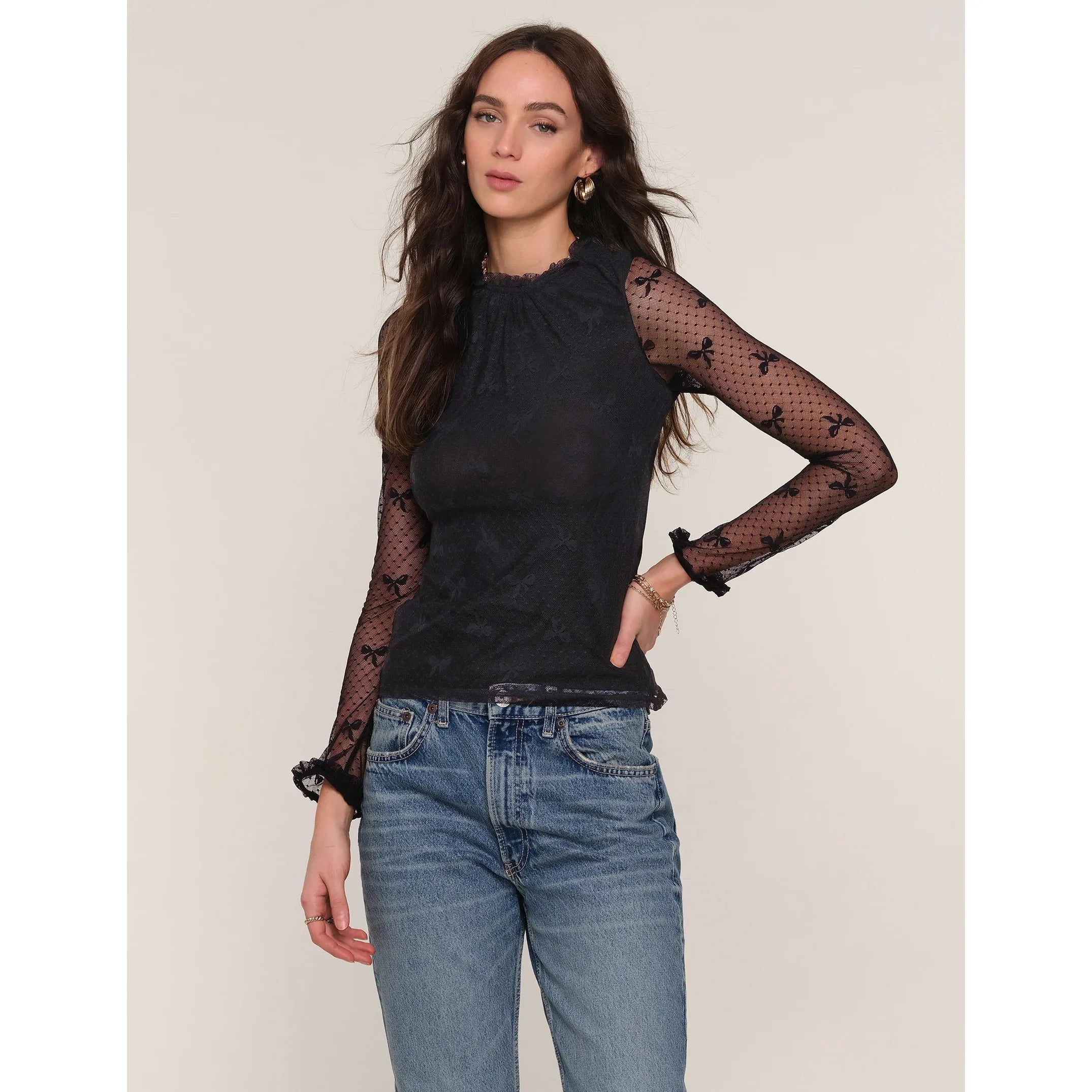 Heartloom - Woodson Top in Black