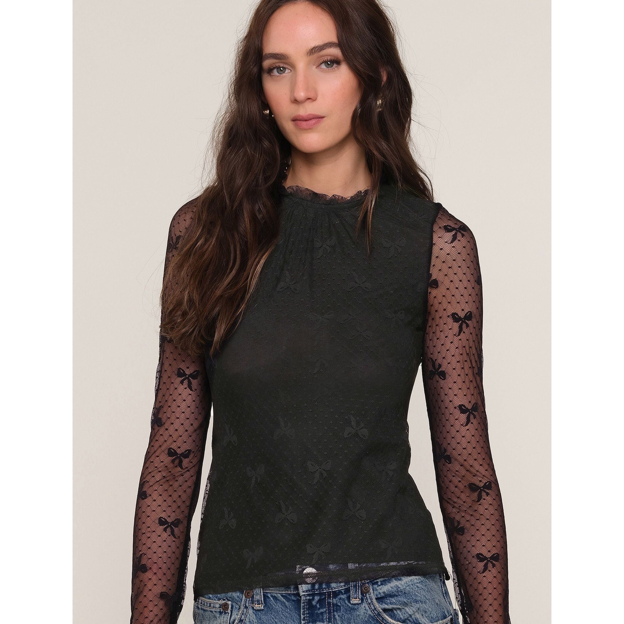 Heartloom - Woodson Top in Black