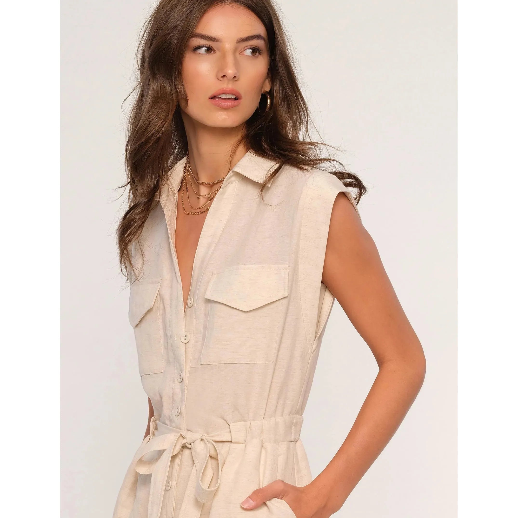 Heartloom - Morgana Romper in Ecru
