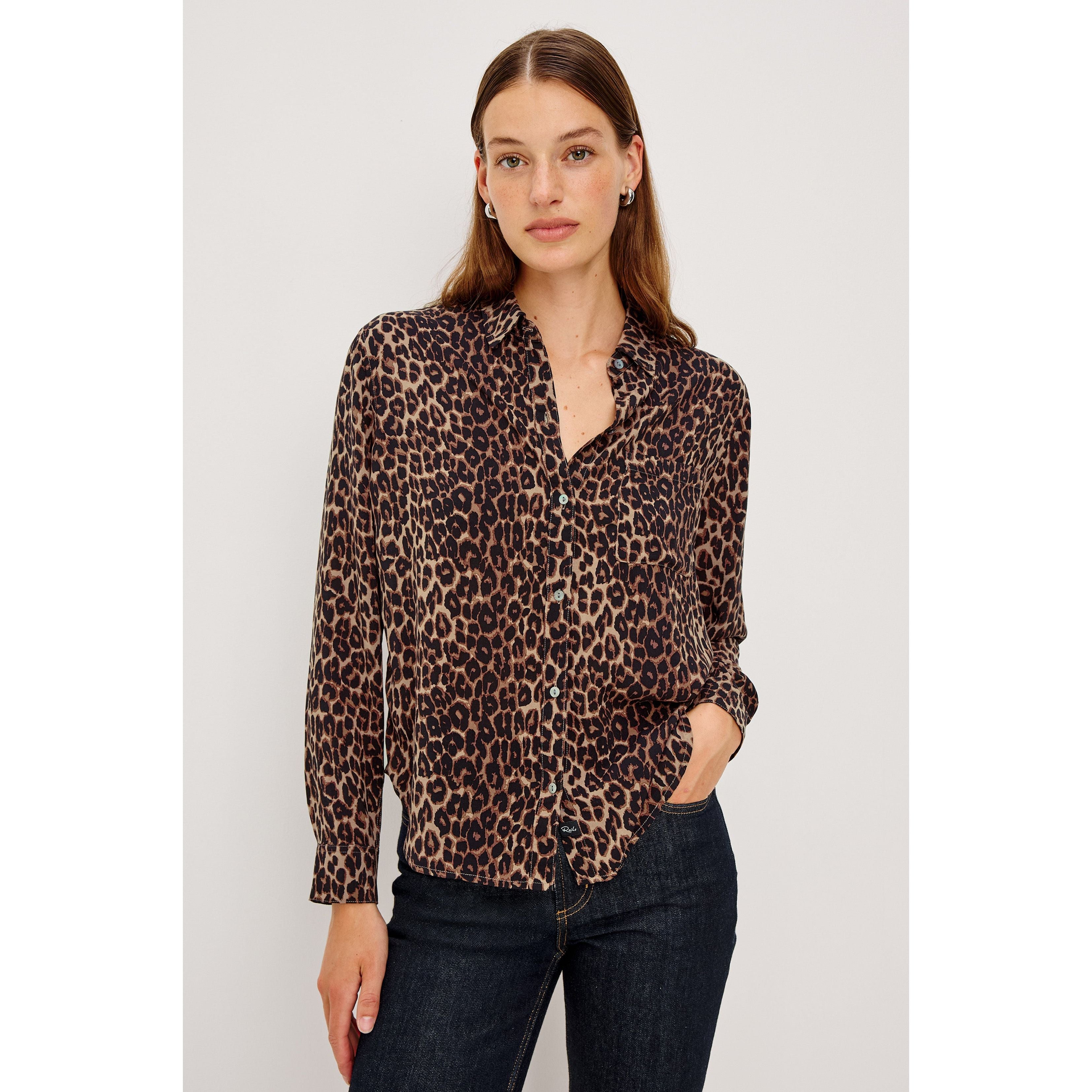Rails - Josephine Shirt in Brown Nala