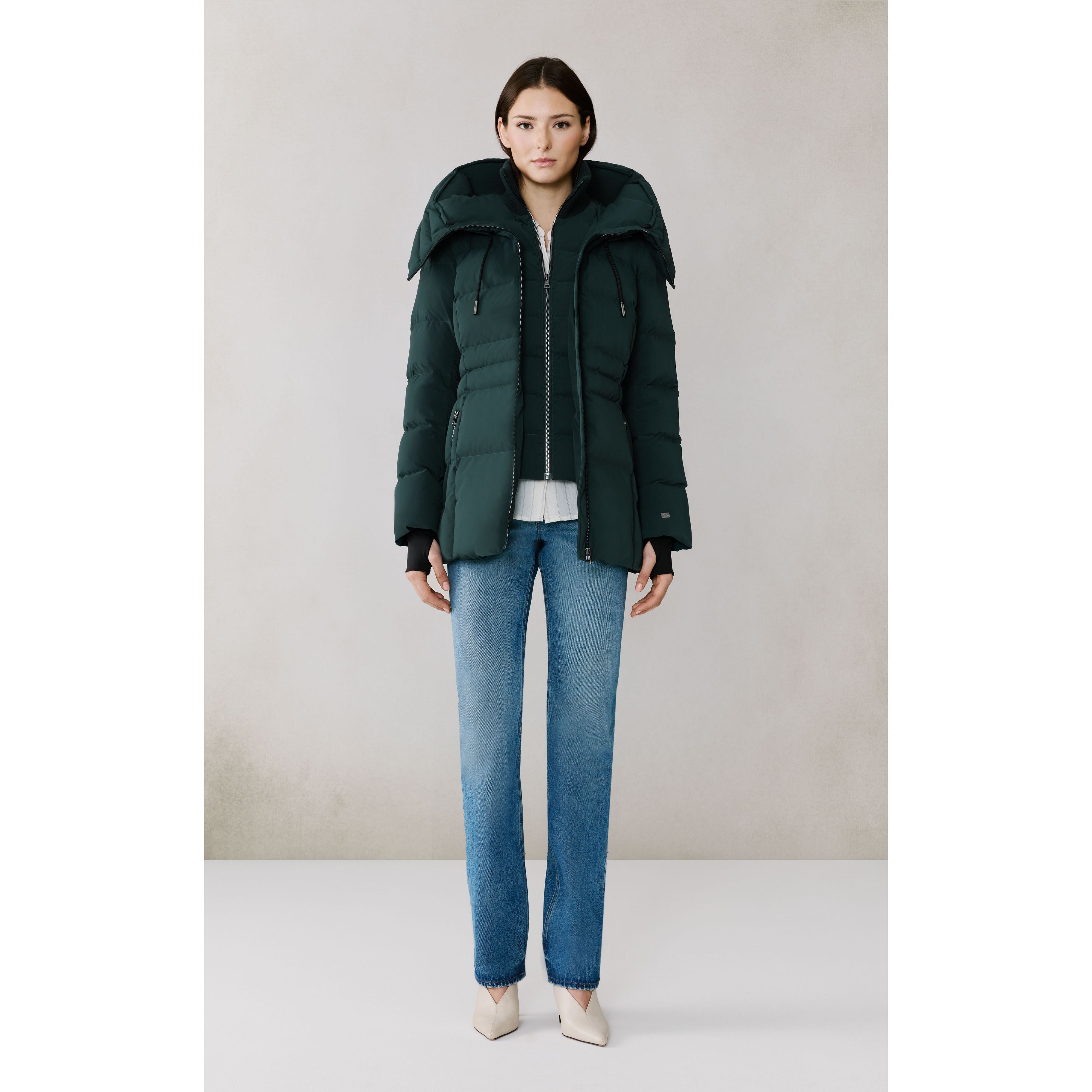 Soia & Kyo - June Coat in Midnight Forest