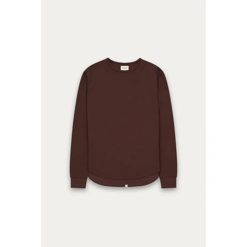 Kuwalla Tee - Thermal Waffle Hi-Lo in Coffee