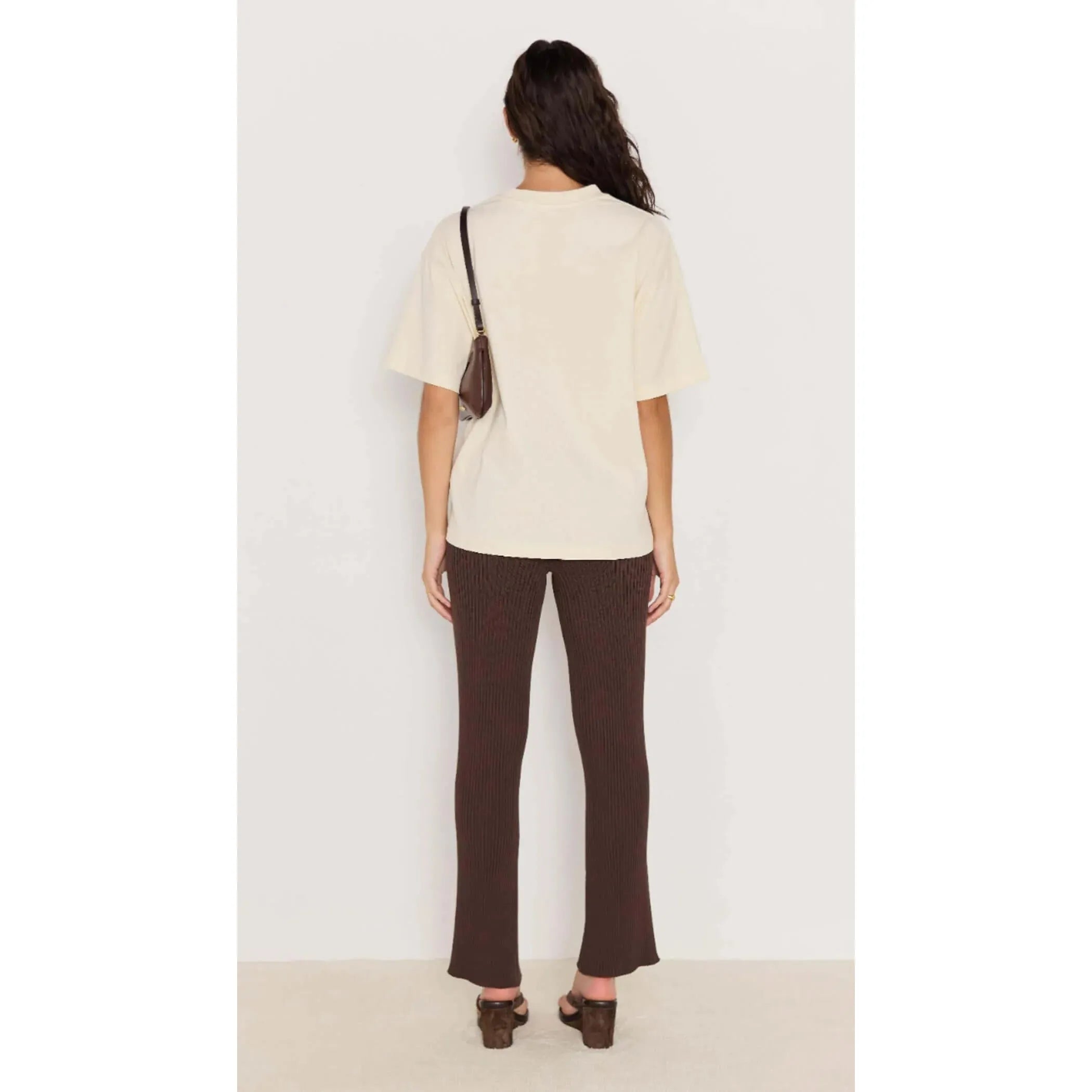 Mink Pink - Keani Knit Pants in Chocolate