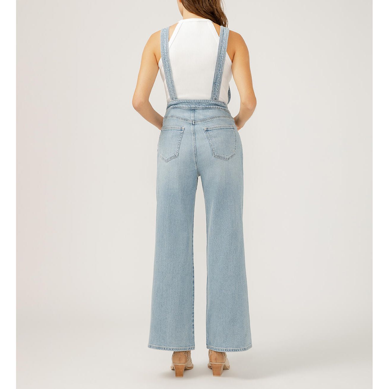 Silver Jeans - Wide Leg Overall Jeans