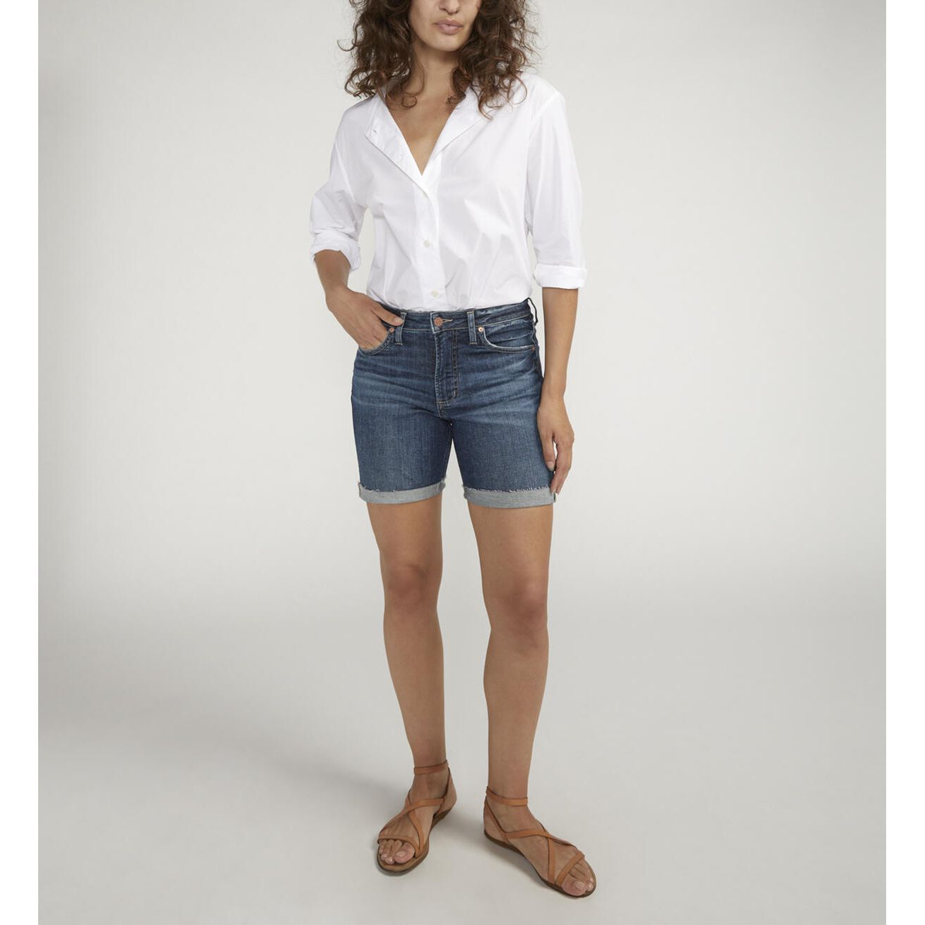 Silver Jeans - Sure Thing Long Shorts in L28517EAE311