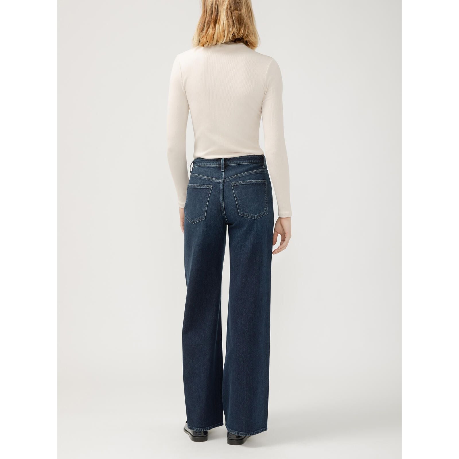Silver - Isbister High Rise Wide Leg Jeans in L74904ADM469