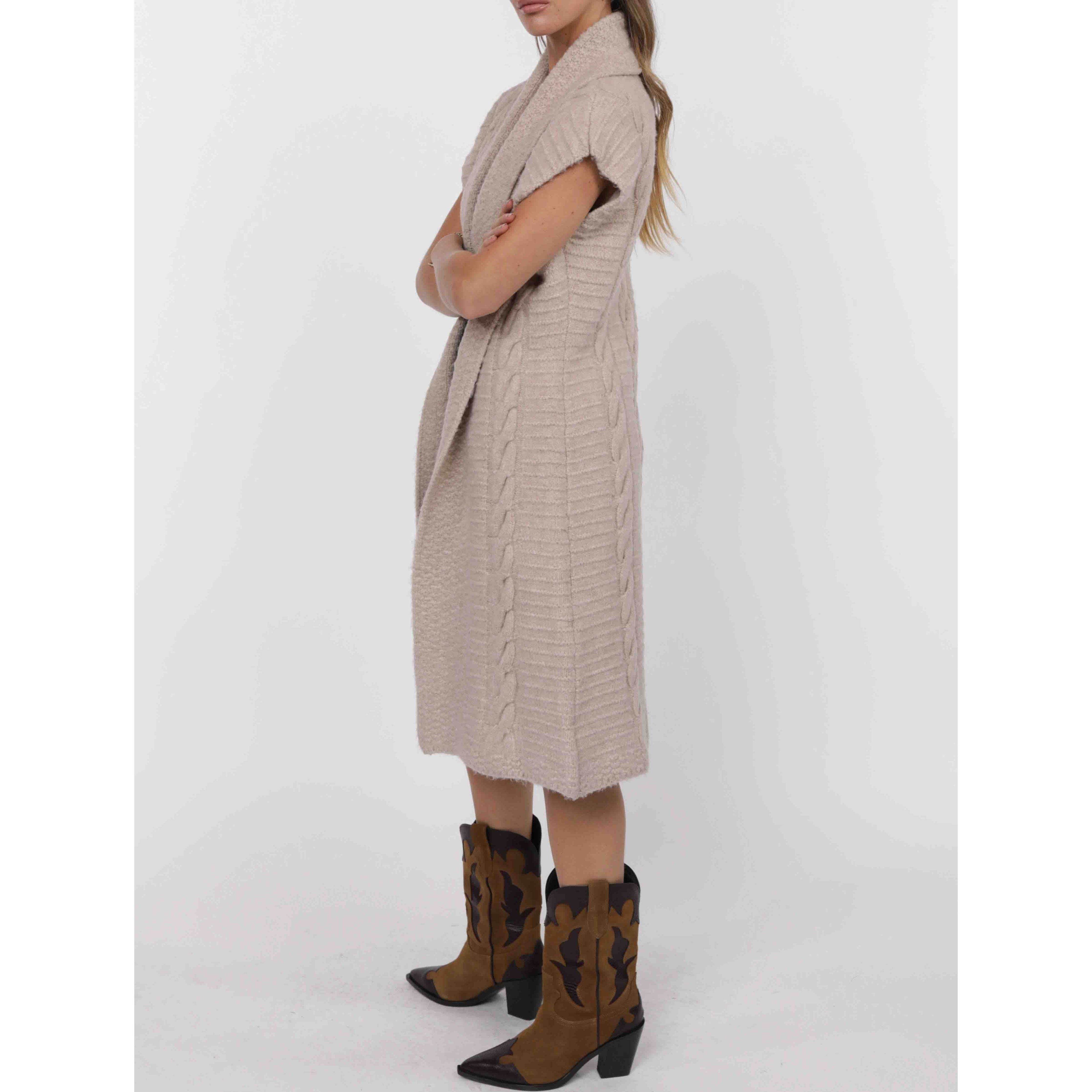 Sage The Label - Camden Long Cardigan in Oatmeal