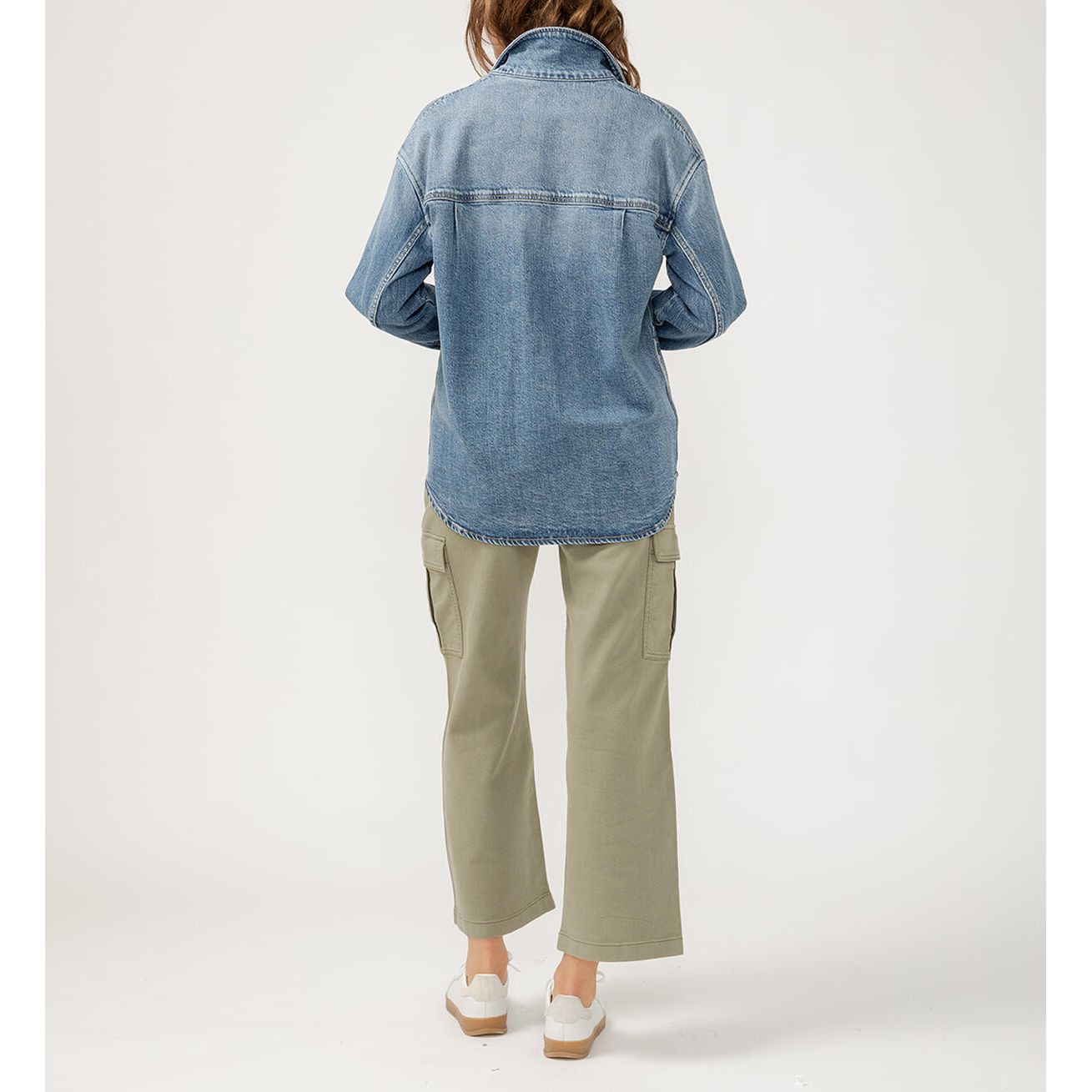 Silver Jeans - Women's Denim Shirt Jacket