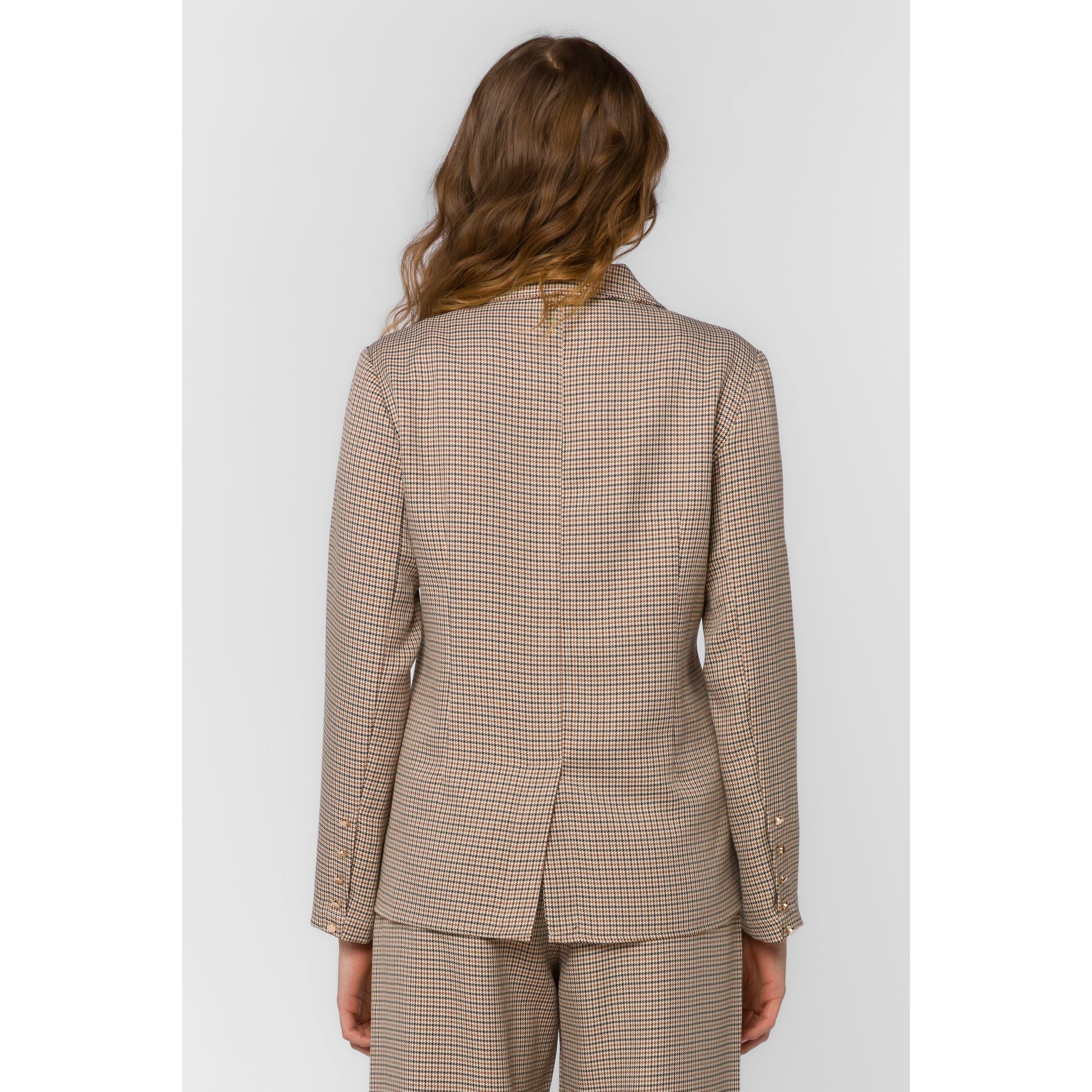 Velvet Heart - Jazzy Houndstooth Blazer