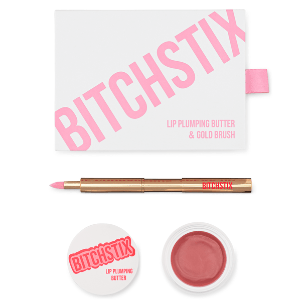 BITCHSTIX - Lip Plumping Butter & Gold Brush Set