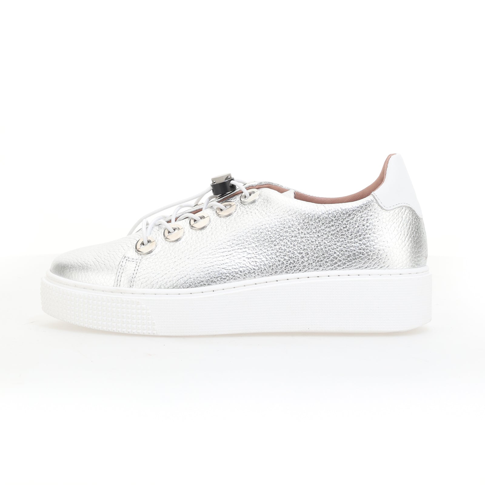MJUS - Lace Up Sneaker in Argento