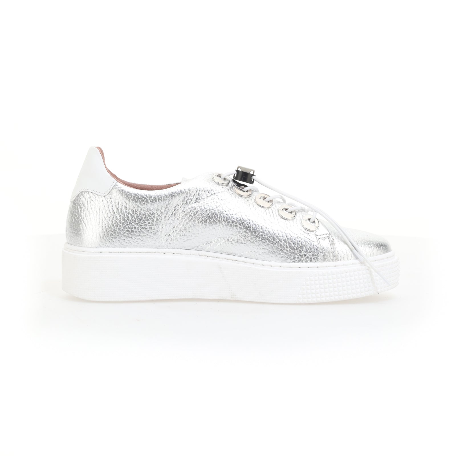 MJUS - Lace Up Sneaker in Argento