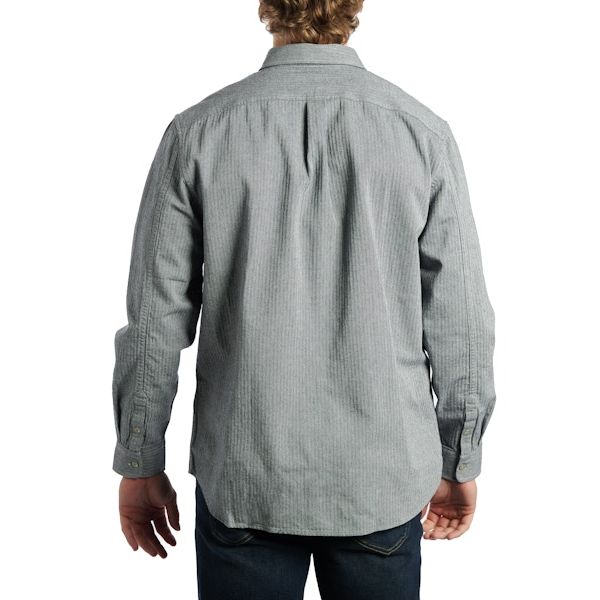 Guess - Herringbone Shirt in Blue/White