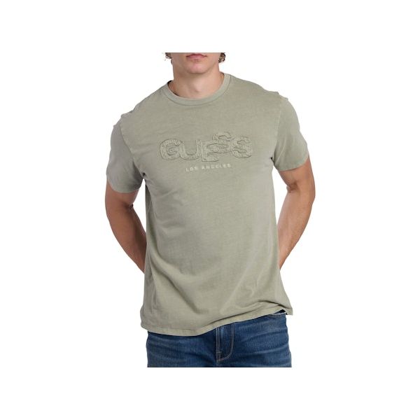 Guess - Stack Tee in Sage Plant