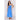 Mink Pink - Liana Blue Cotton Tie Detail Midi Dress