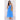 Mink Pink - Liana Blue Cotton Tie Detail Midi Dress