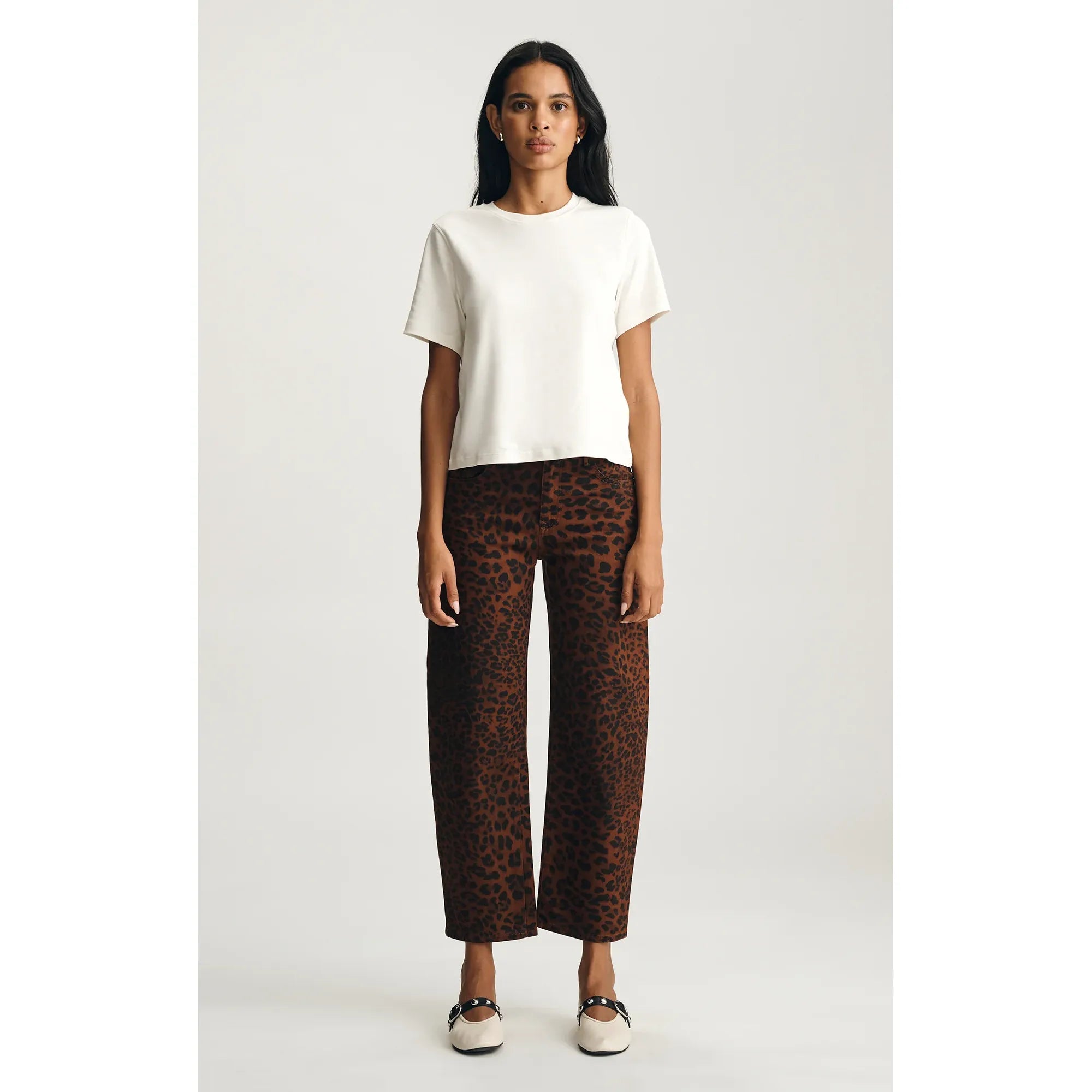 Mavi - Nica Barrel Jeans in Brown Cita Denim