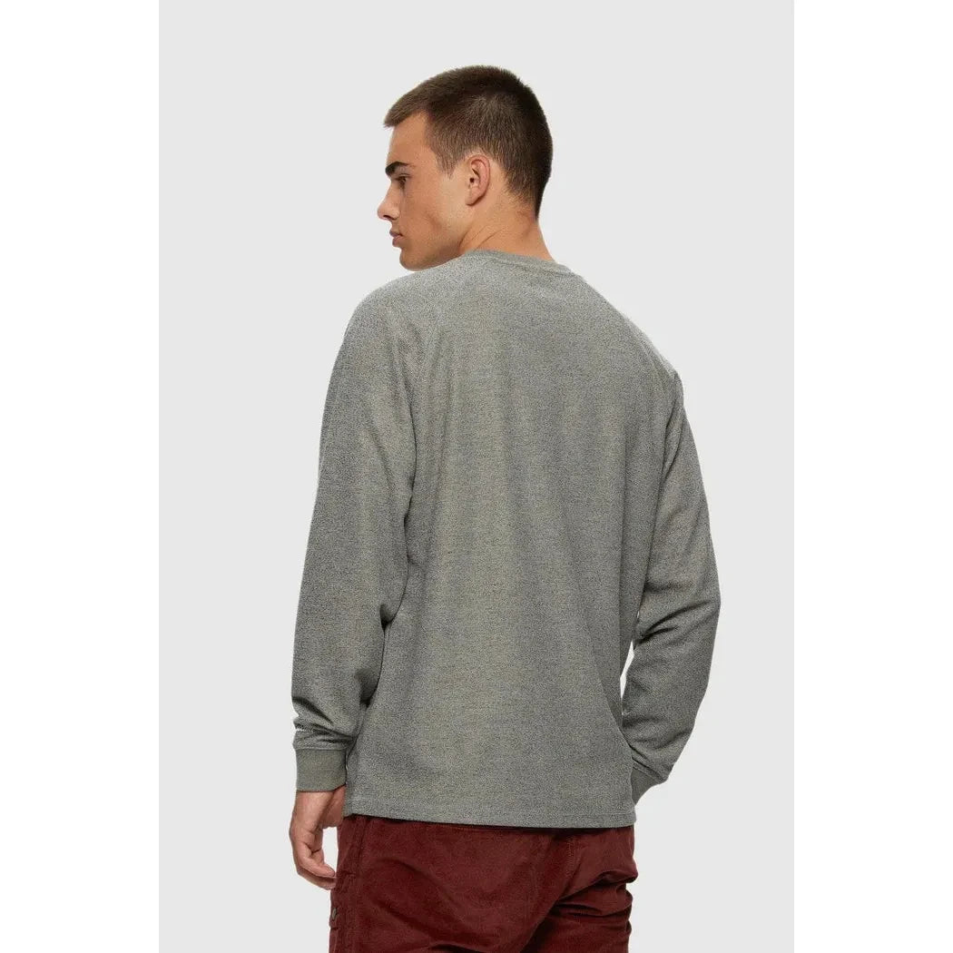 Kuwalla Tee - Marled Thermal in Heather Grey