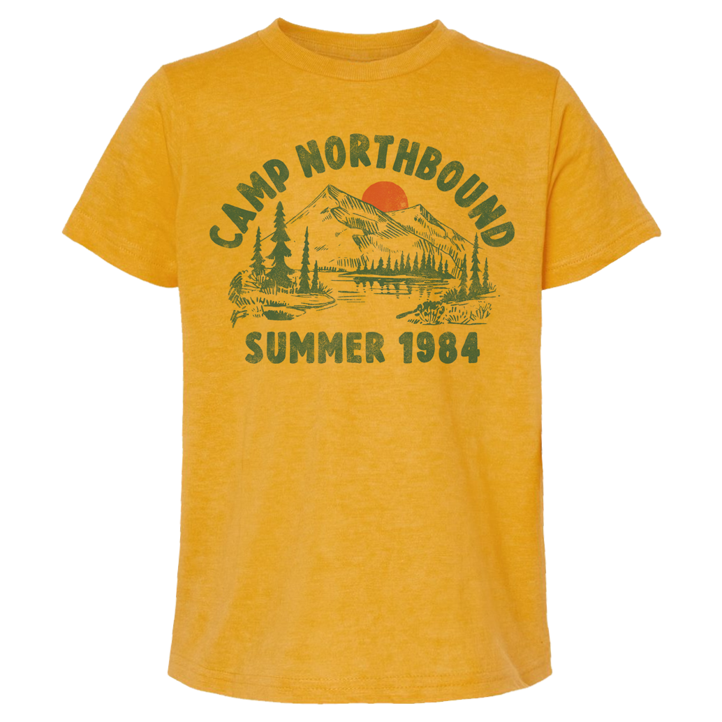 Northbound Kids - Camp Northbound T-Shirt in Yellow Heather