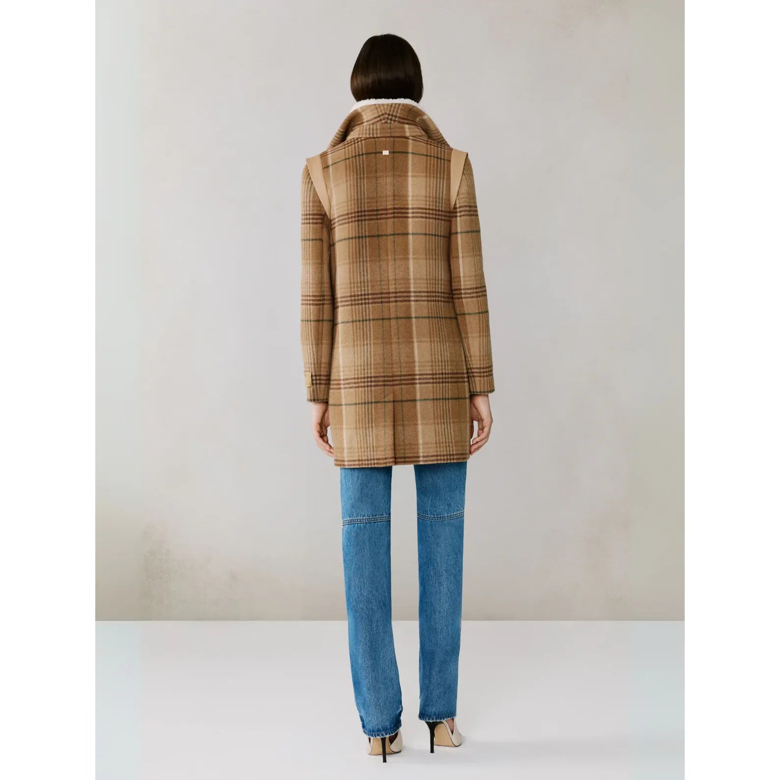 Soia & Kyo - Kiana Coat in Teak Plaid