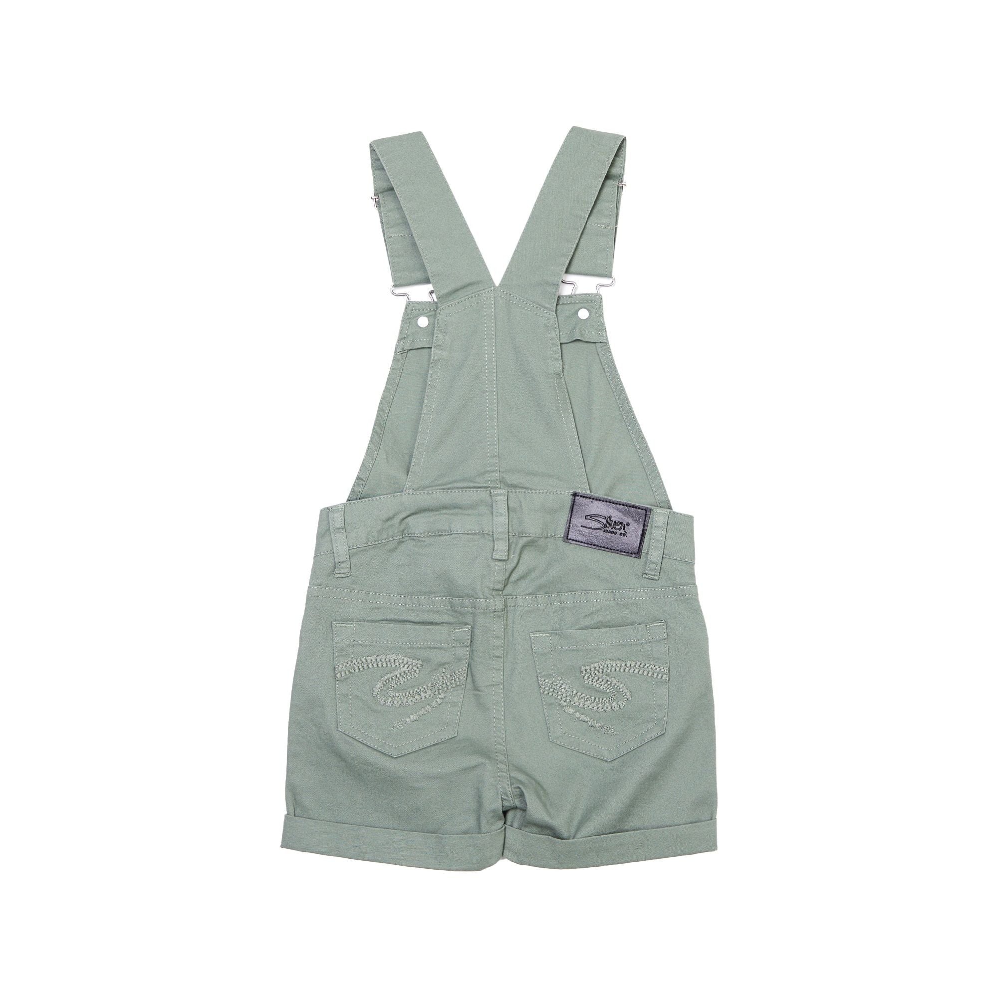 Silver Jeans - Girls Overall in Olive